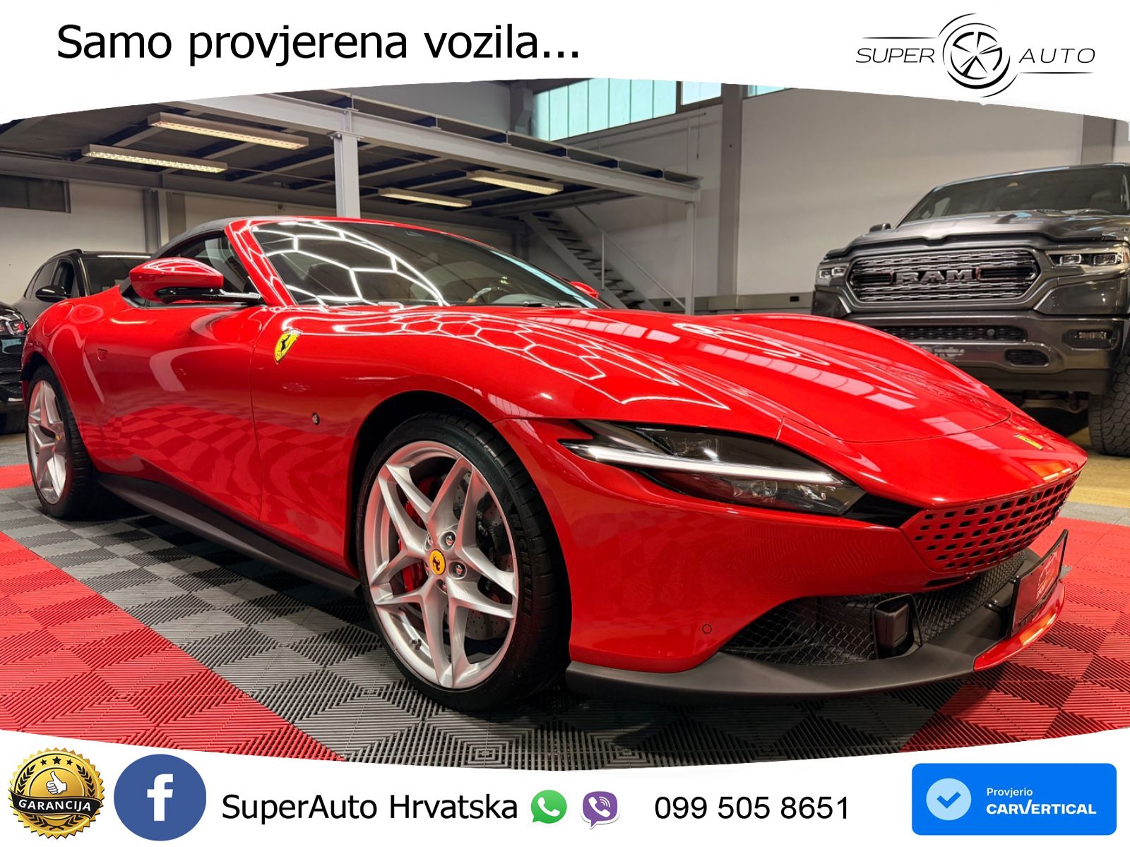 Ferrari Roma Spider 3.9 V8 (620 KS) F1 DCT LED+GR SJED+ACC