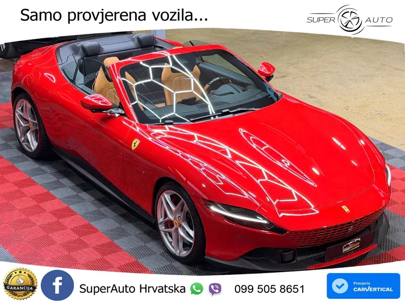 Ferrari Roma Spider 3.9 V8 (620 KS) F1 DCT LED+GR SJED+ACC