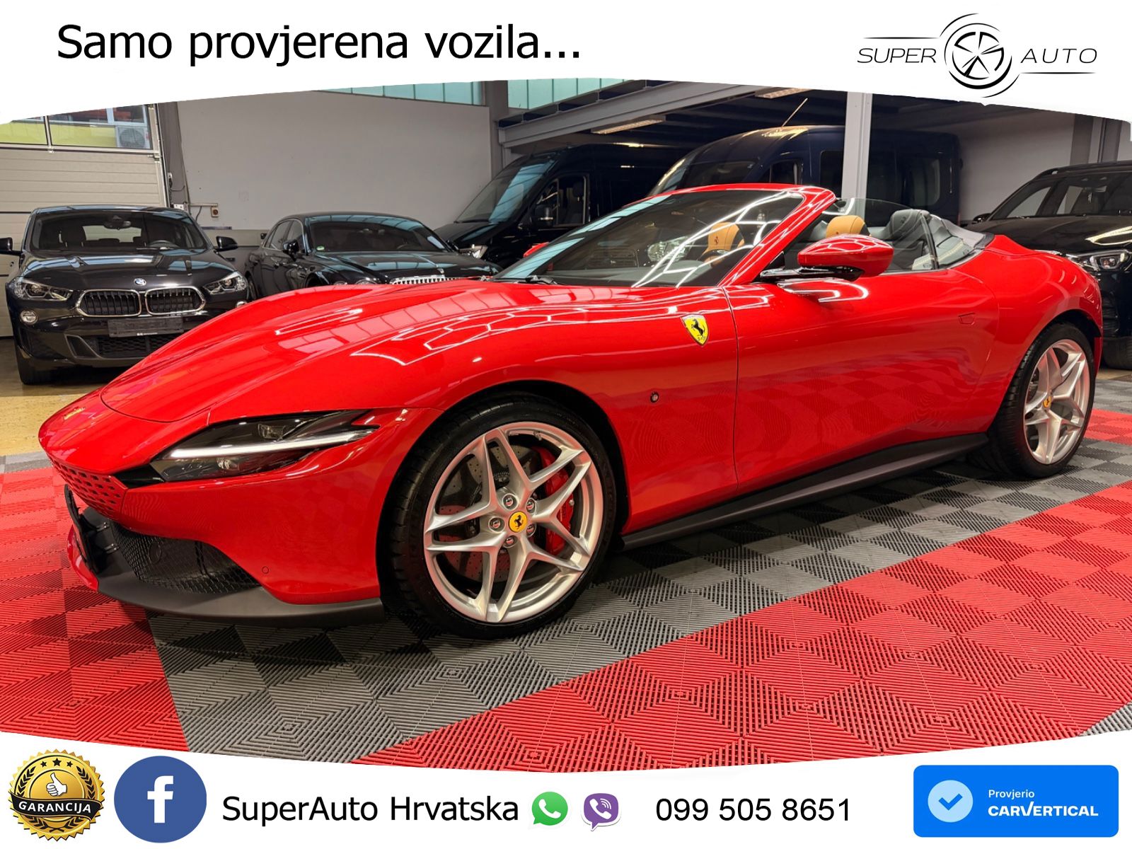 Ferrari Roma Spider 3.9 V8 (620 KS) F1 DCT LED+GR SJED+ACC
