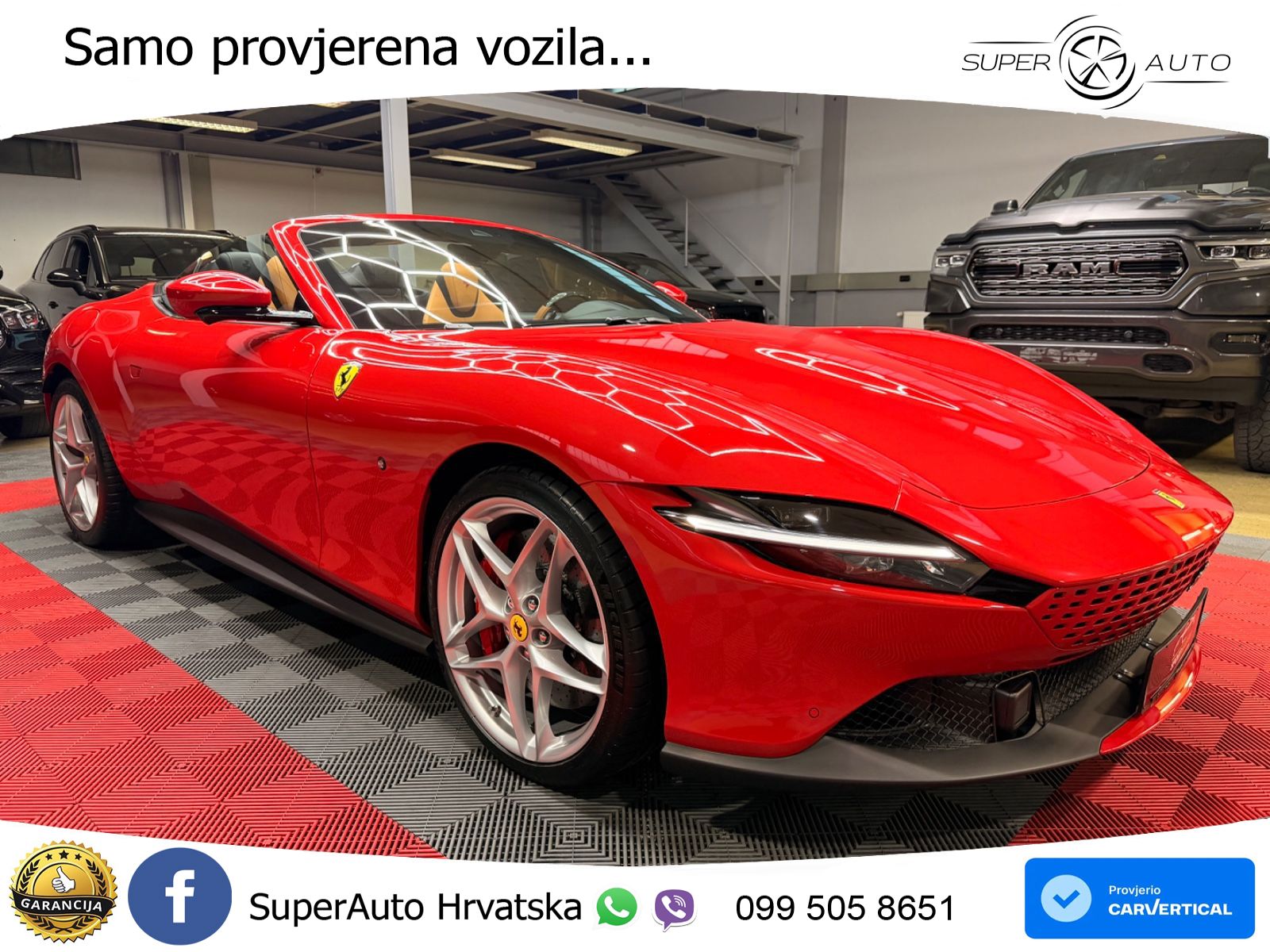 Ferrari Roma Spider 3.9 V8 (620 KS) F1 DCT LED+GR SJED+ACC