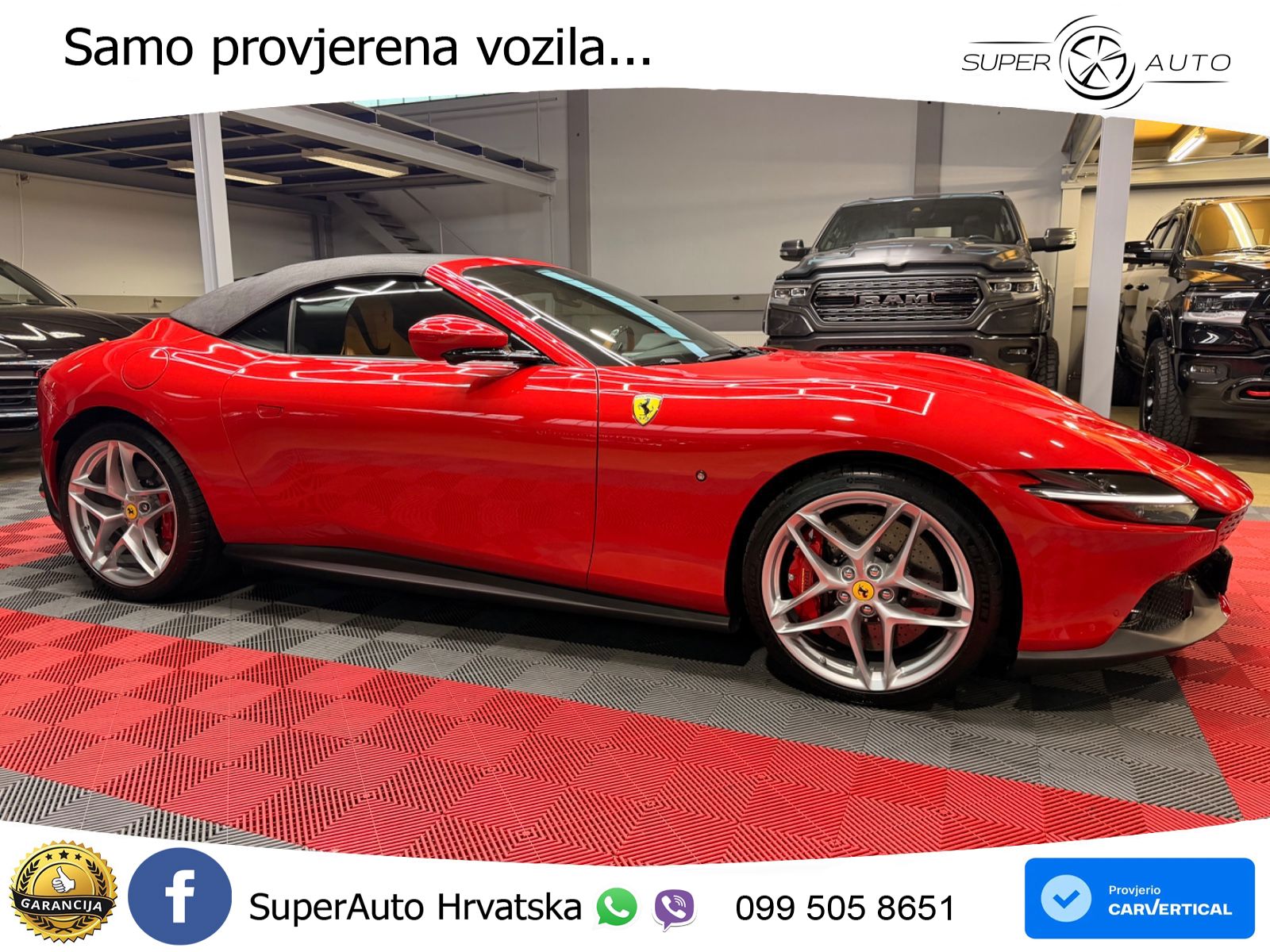 Ferrari Roma Spider 3.9 V8 (620 KS) F1 DCT LED+GR SJED+ACC