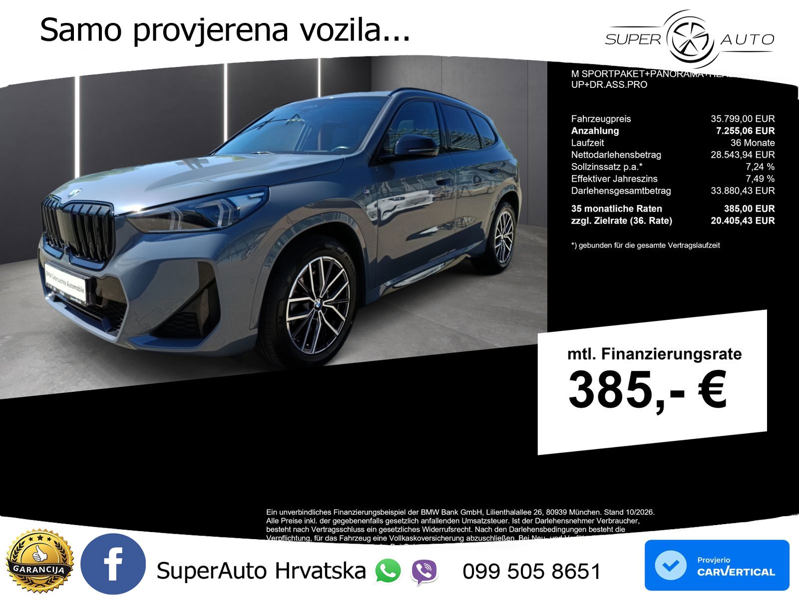 BMW X1 23d (211 KS) xDrive Steptronic M Sport LED+GR SJED+ACC