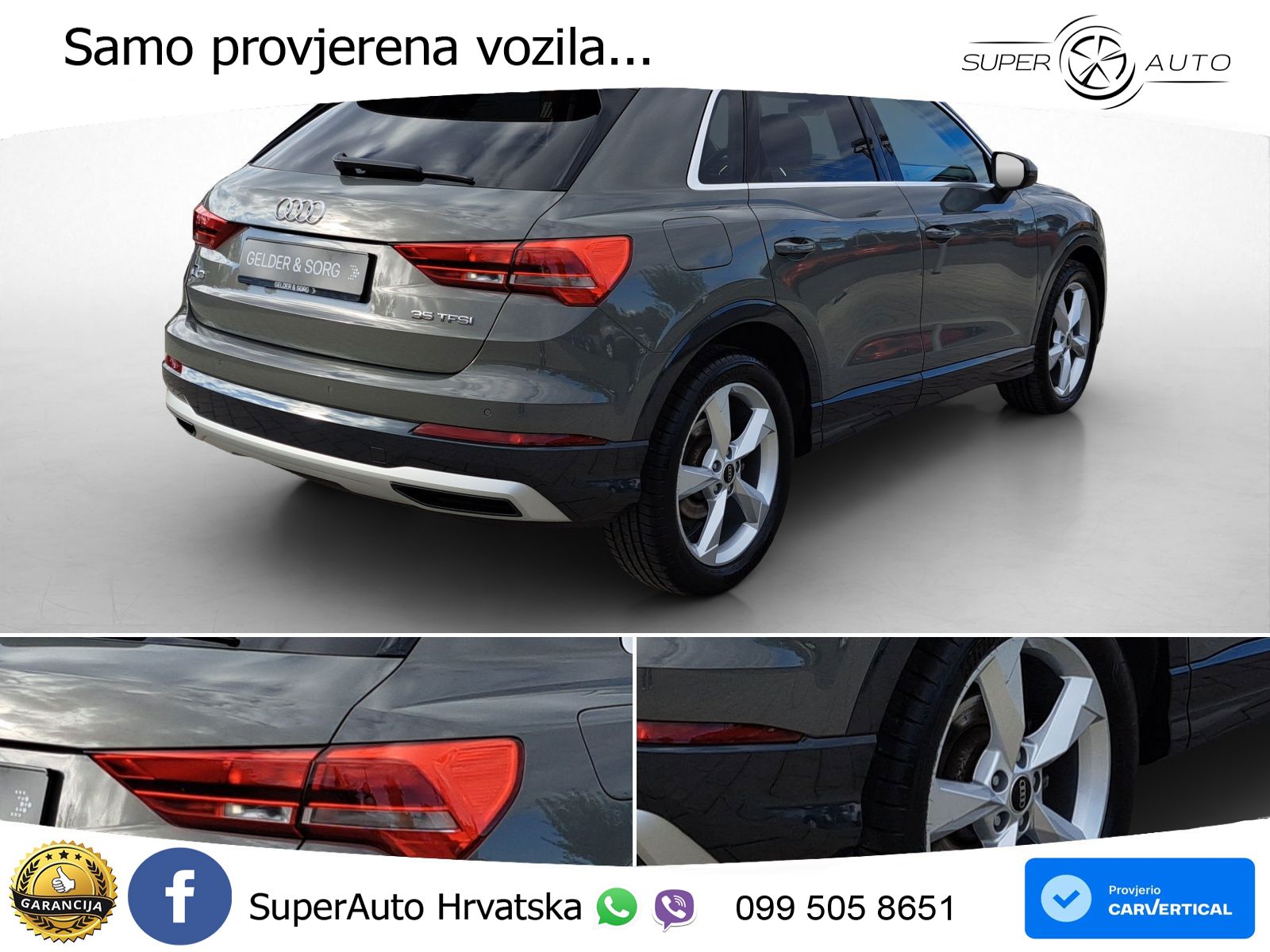 Audi Q3 35 TFSI (150 KS) advanced LED+GR SJED+ACC