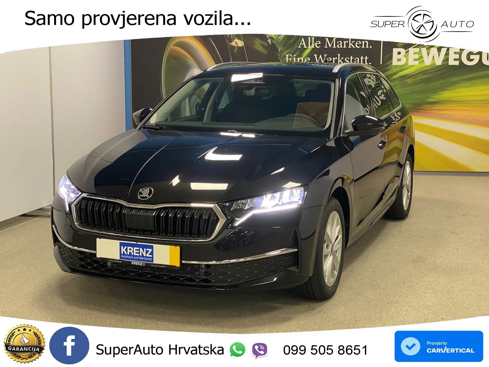 Škoda Octavia Combi 1.5 TSI (150 KS) DSG Selection LED+GR SJED+ACC