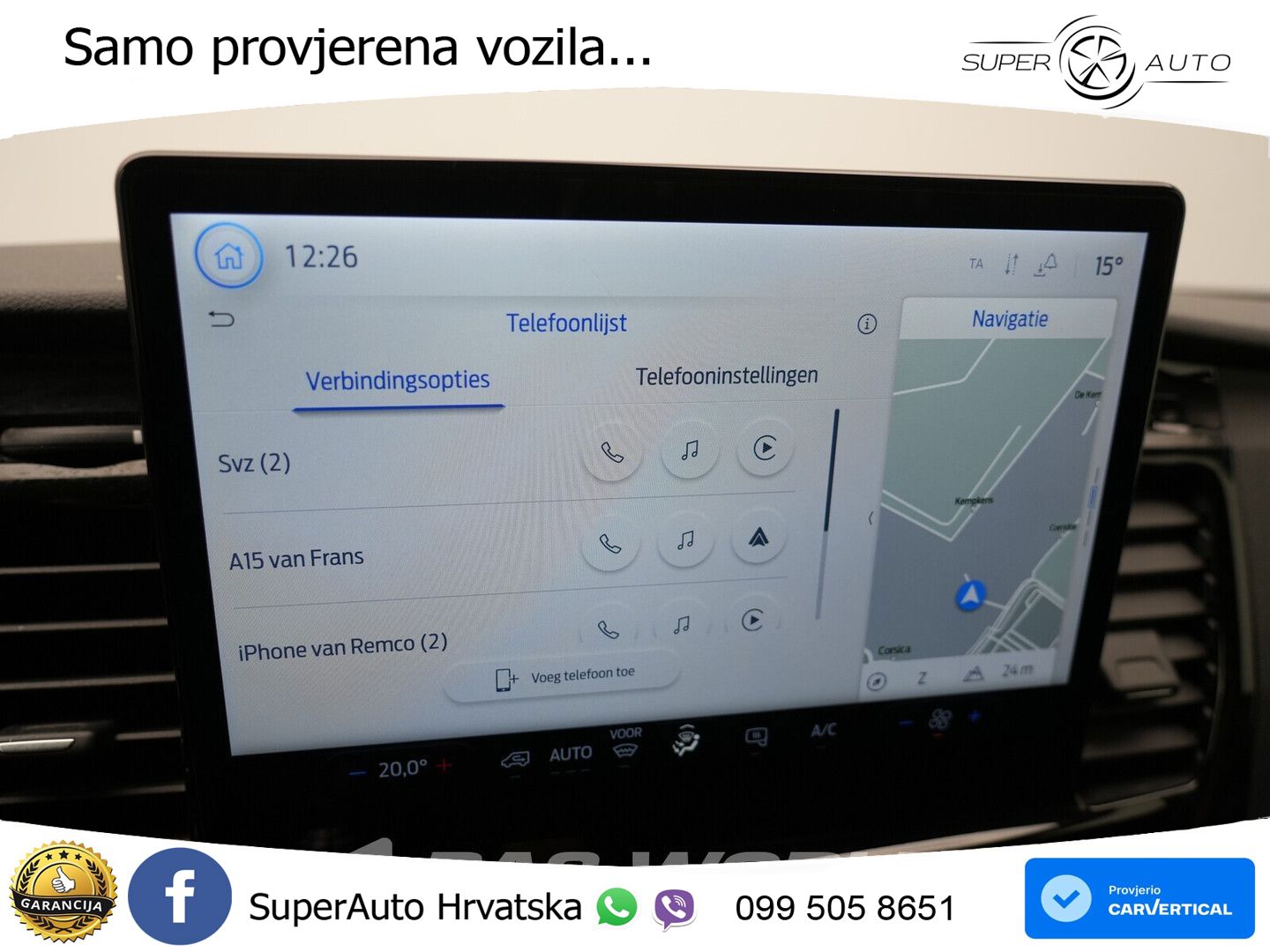 Ford Transit 130pk L4H3 Airco Navi Carplay Camera BLI 131 KS