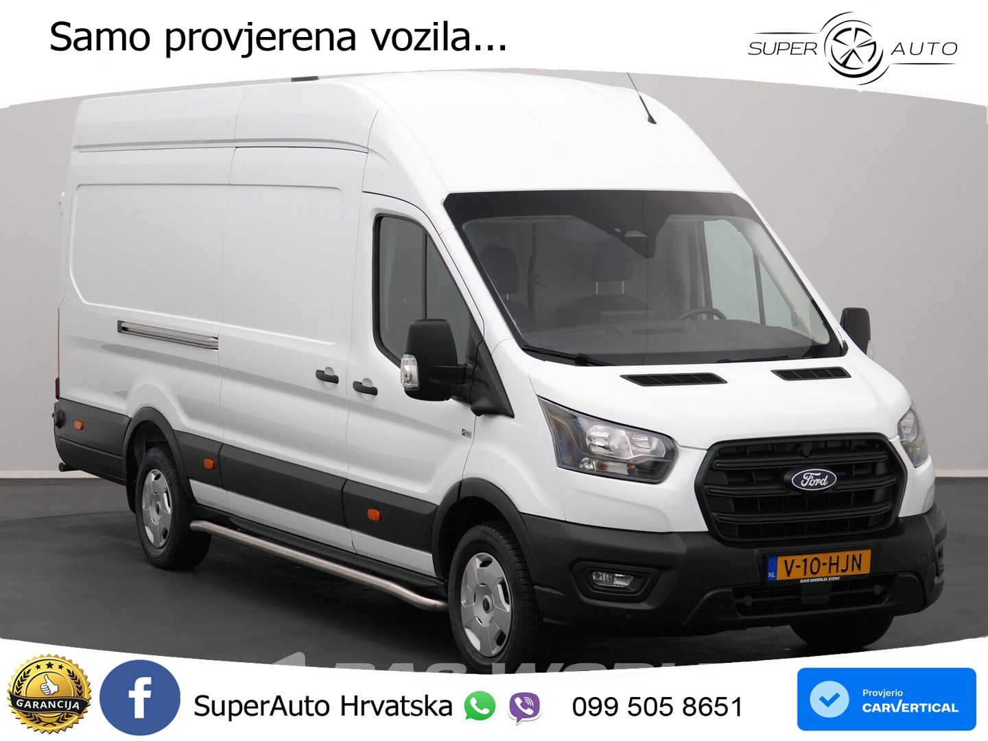 Ford Transit 130pk L4H3 Airco Navi Carplay Camera BLI 131 KS