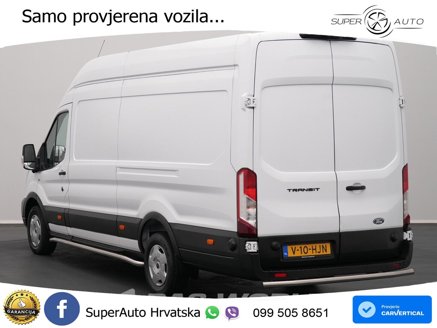 Ford Transit 130pk L4H3 Airco Navi Carplay Camera BLI 131 KS