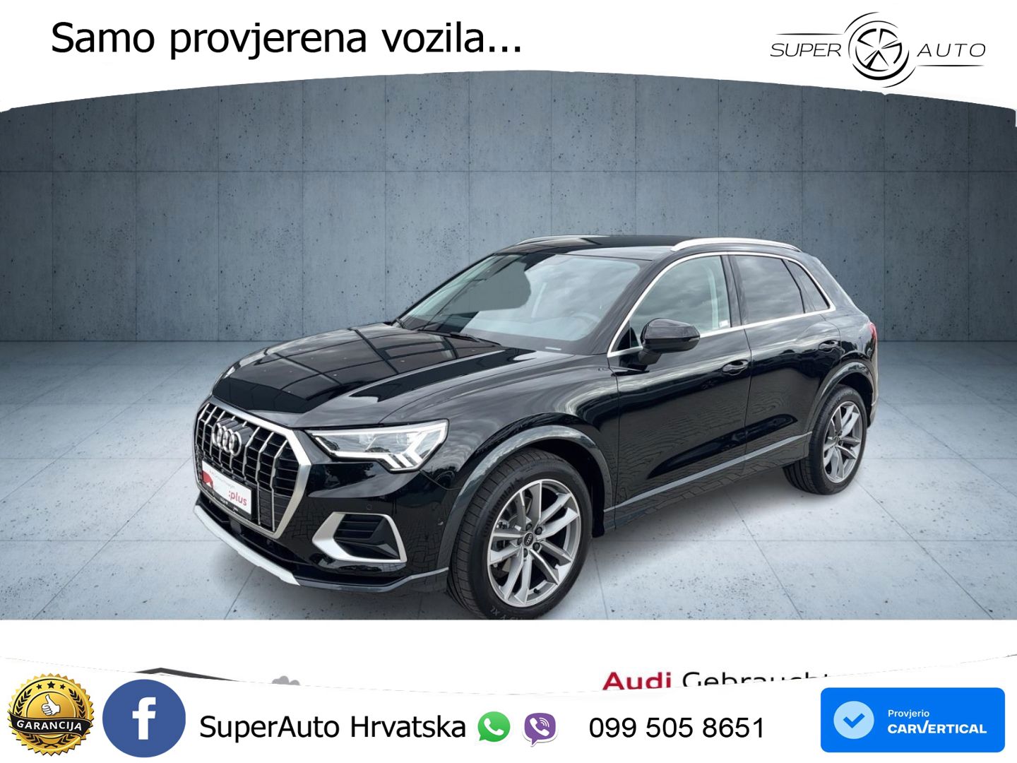 Audi Q3 1.5 TFSI (150 KS) S tronic advanced LED+GR SJED+ACC