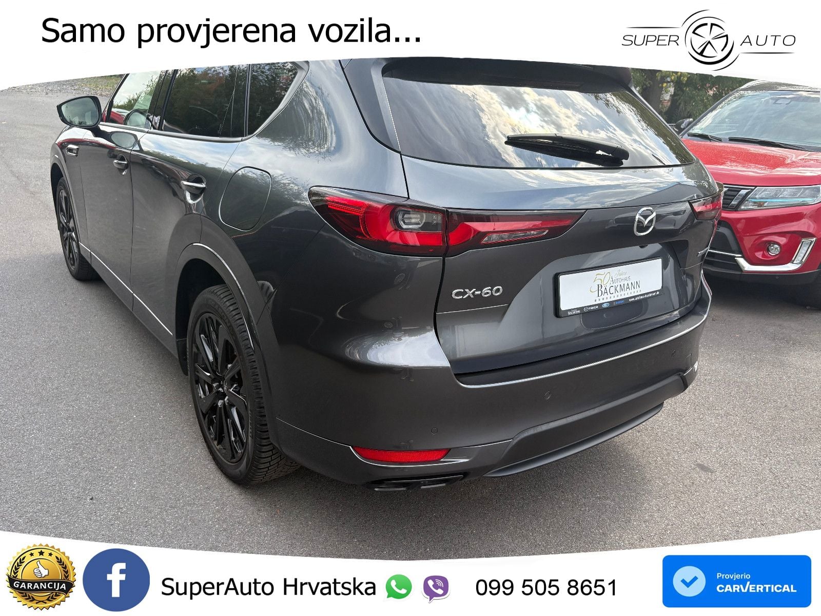 Mazda CX-60 3.3 e-Skyactiv D (200 KS) Automatic LED+GR SJED+ACC