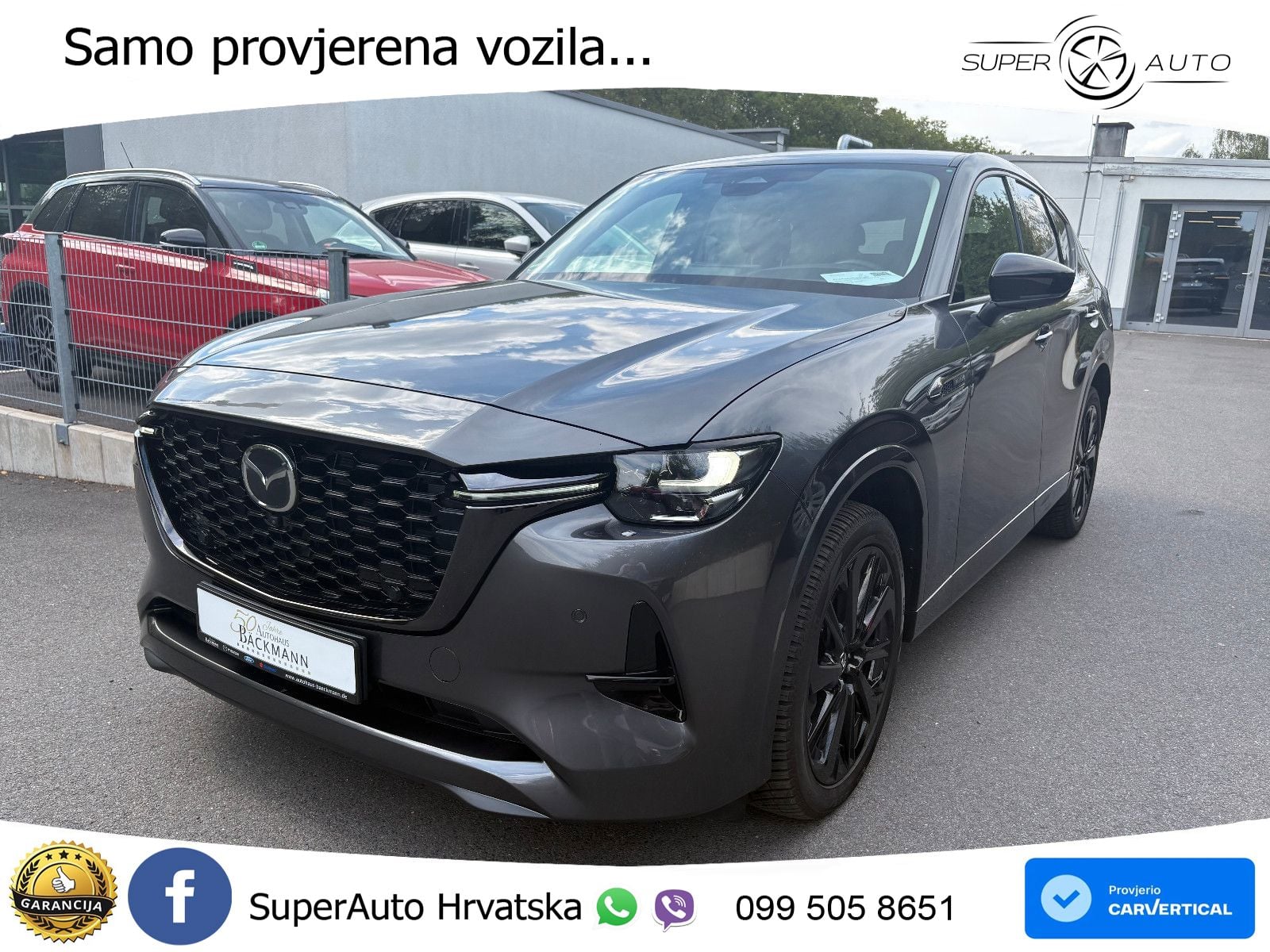 Mazda CX-60 3.3 e-Skyactiv D (200 KS) Automatic LED+GR SJED+ACC