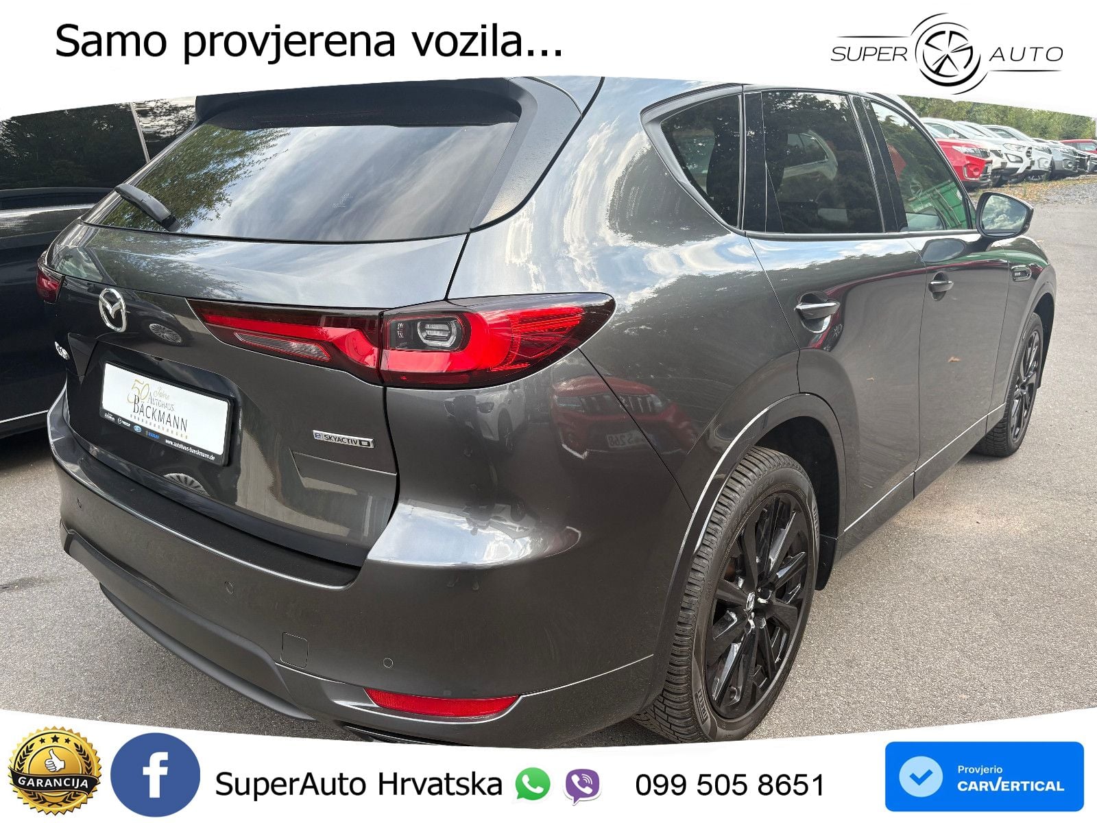 Mazda CX-60 3.3 e-Skyactiv D (200 KS) Automatic LED+GR SJED+ACC