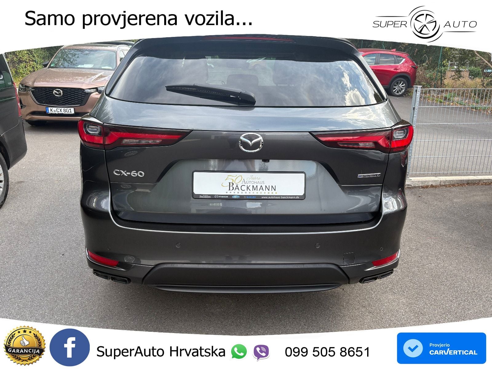 Mazda CX-60 3.3 e-Skyactiv D (200 KS) Automatic LED+GR SJED+ACC