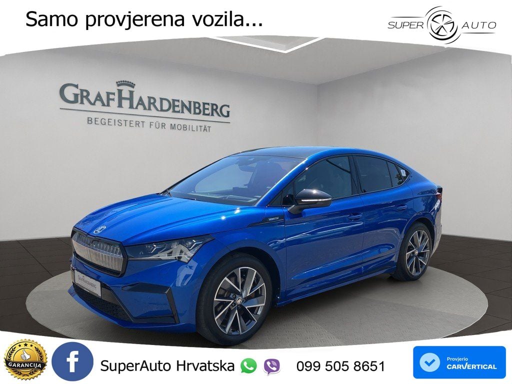 Škoda Enyaq Coupe iV 85 82 kWh (286 KS) SportLine MATRIX+GR SJED+KAM