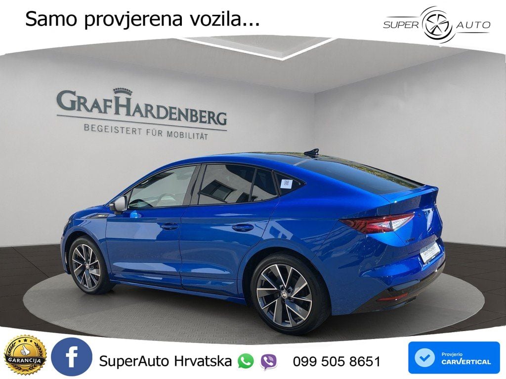 Škoda Enyaq Coupe iV 85 82 kWh (286 KS) SportLine MATRIX+GR SJED+KAM