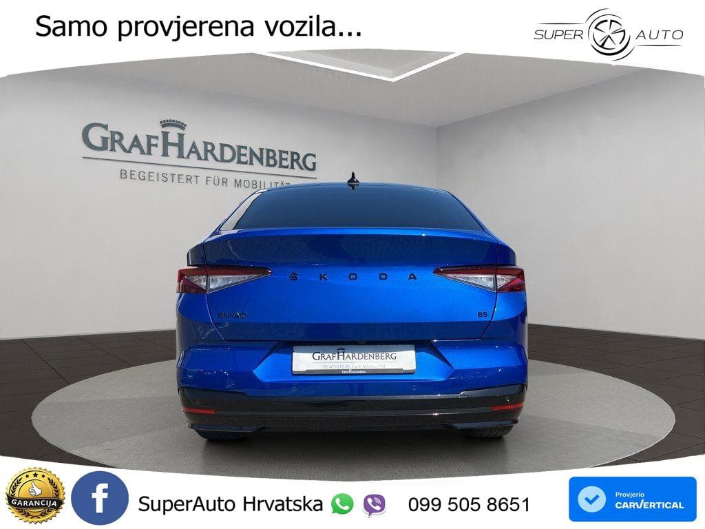 Škoda Enyaq Coupe iV 85 82 kWh (286 KS) SportLine MATRIX+GR SJED+KAM