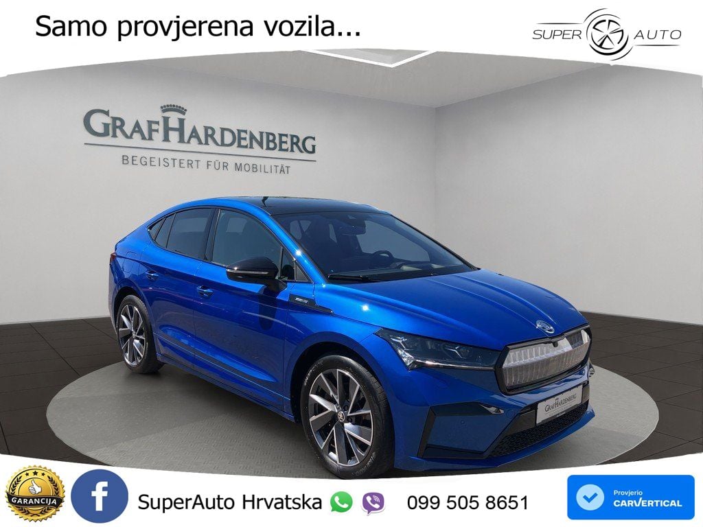 Škoda Enyaq Coupe iV 85 82 kWh (286 KS) SportLine MATRIX+GR SJED+KAM