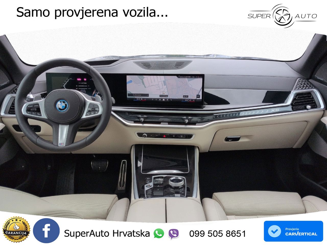 BMW X5 50e (489 KS) xDrive Steptronic M Sport ZRAČNI+ACC+GR SJED+KAM+PANO
