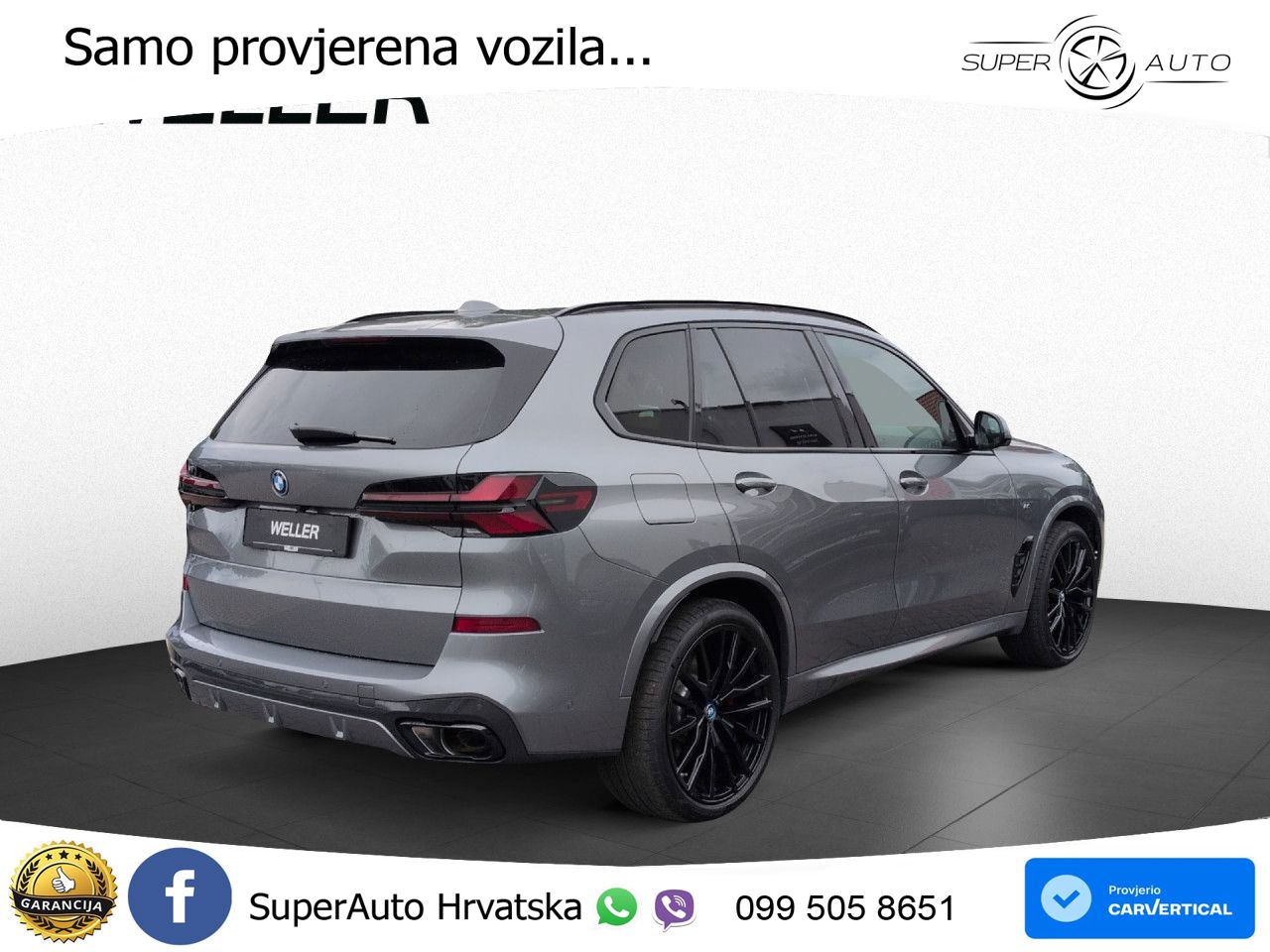 BMW X5 50e (489 KS) xDrive Steptronic M Sport ZRAČNI+ACC+GR SJED+KAM+PANO