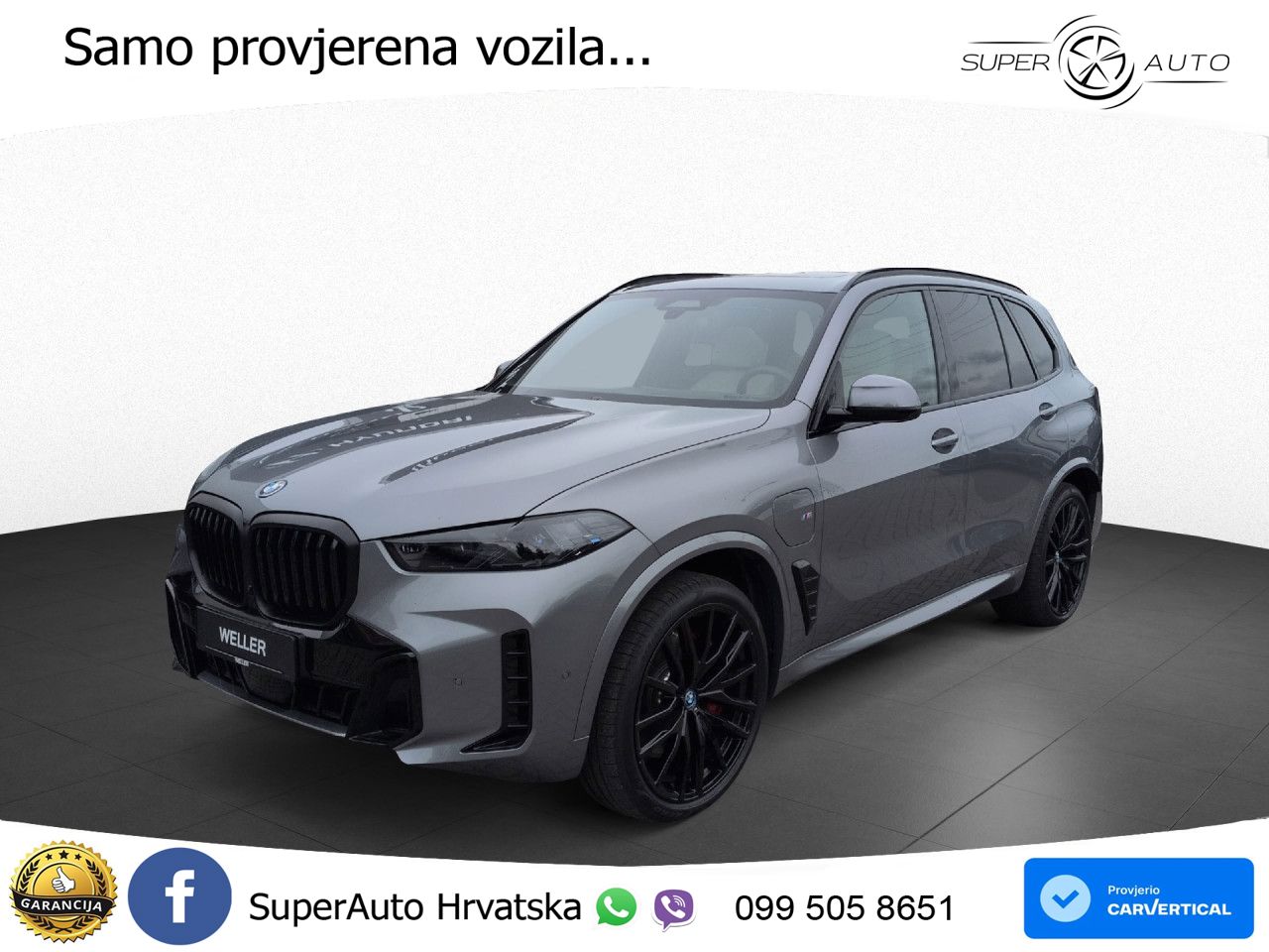 BMW X5 50e (489 KS) xDrive Steptronic M Sport ZRAČNI+ACC+GR SJED+KAM+PANO