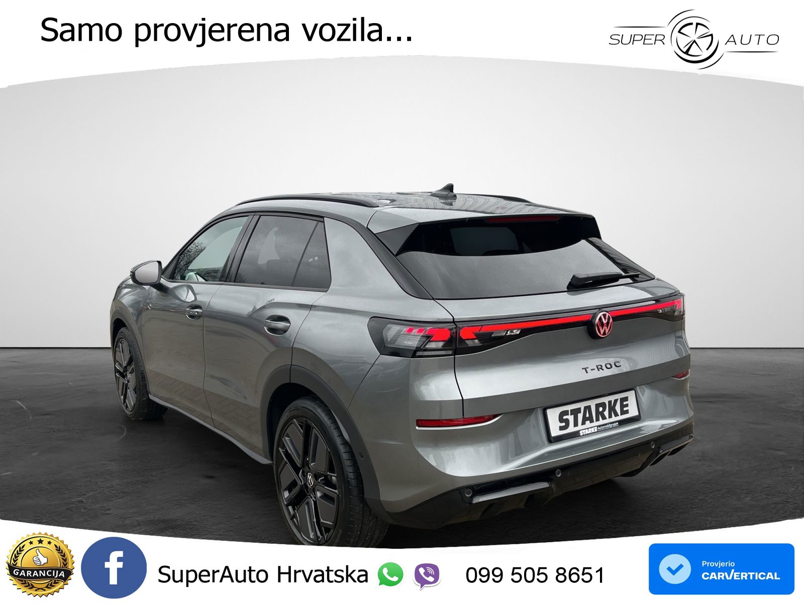 Volkswagen T-Roc 1.5 eTSI (150 KS)  DSG R-Line LED+GR SJED+ACC