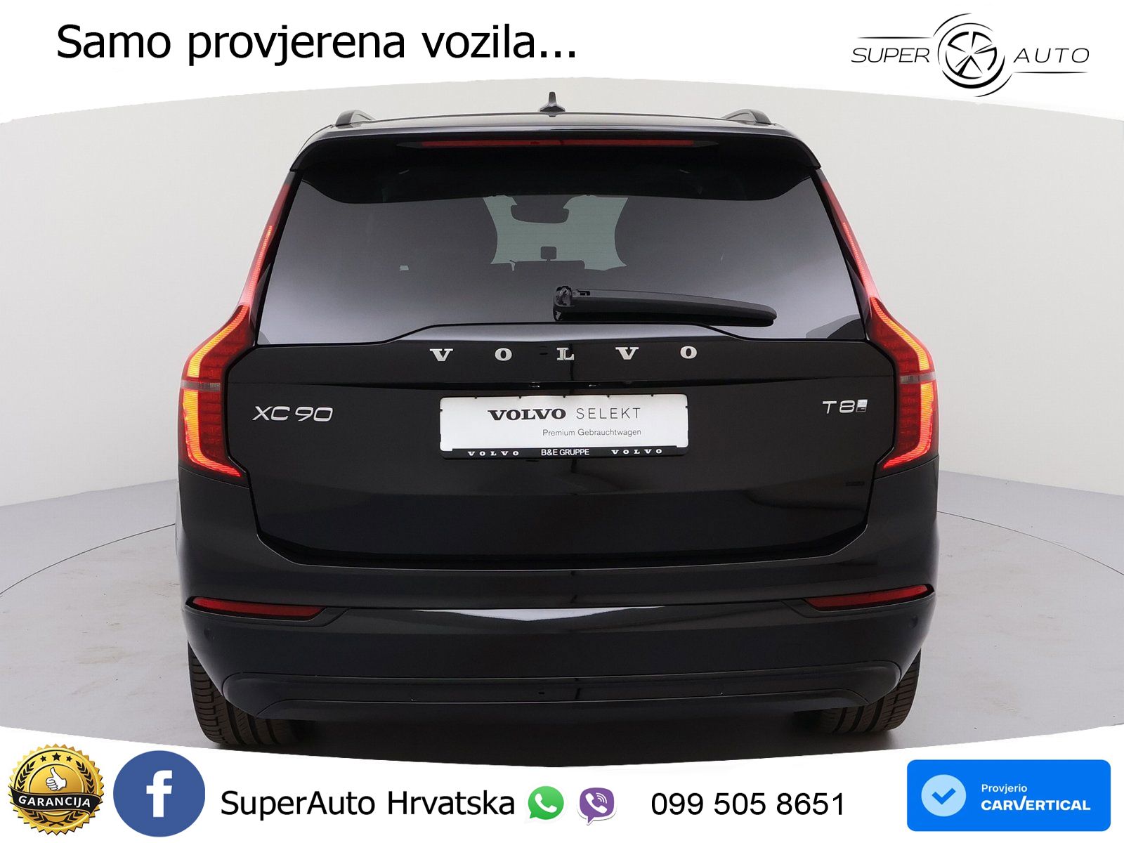 Volvo XC90 2.0 T8 AWD Automatic ACC+HEAD+4xGR SJED+360+PANO