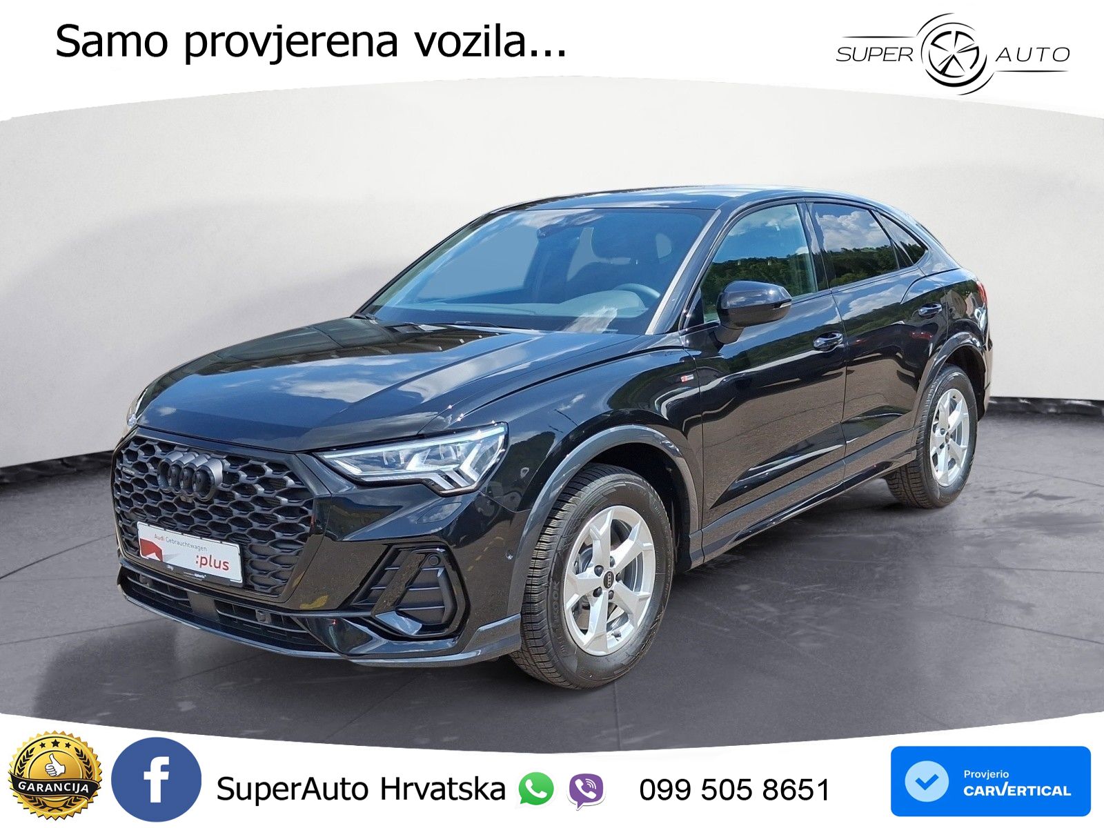 Audi Q3 Sportback 40 TDI (193 KS) quattro S tronic S line MATRIX+GR SJED+KAM