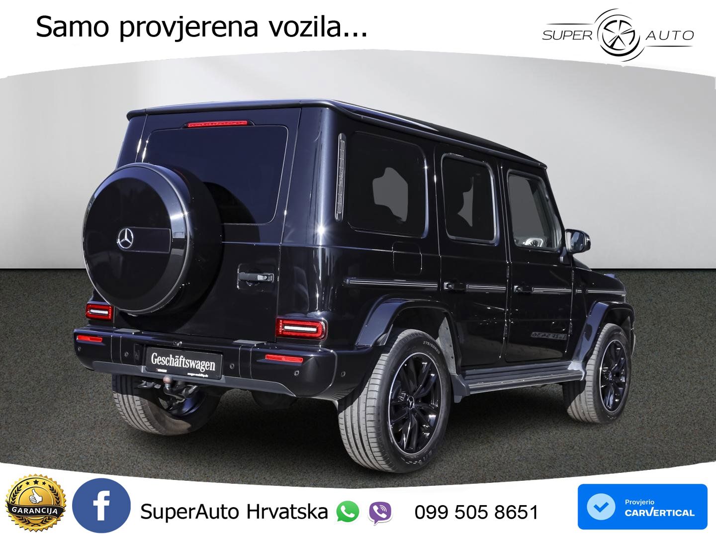 Mercedes G 500 Long (449 KS) 4MATIC 9G-TRONIC AMG LED+GR SJED+ACC