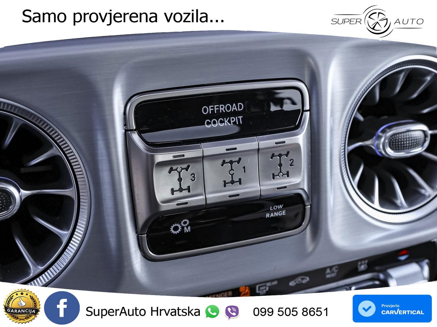 Mercedes G 500 Long (449 KS) 4MATIC 9G-TRONIC AMG LED+GR SJED+ACC