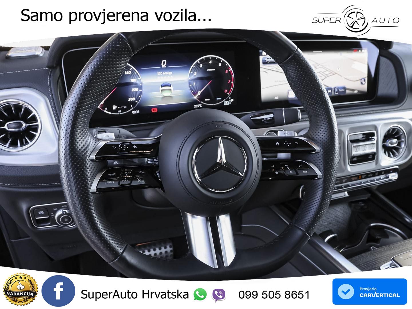 Mercedes G 500 Long (449 KS) 4MATIC 9G-TRONIC AMG LED+GR SJED+ACC