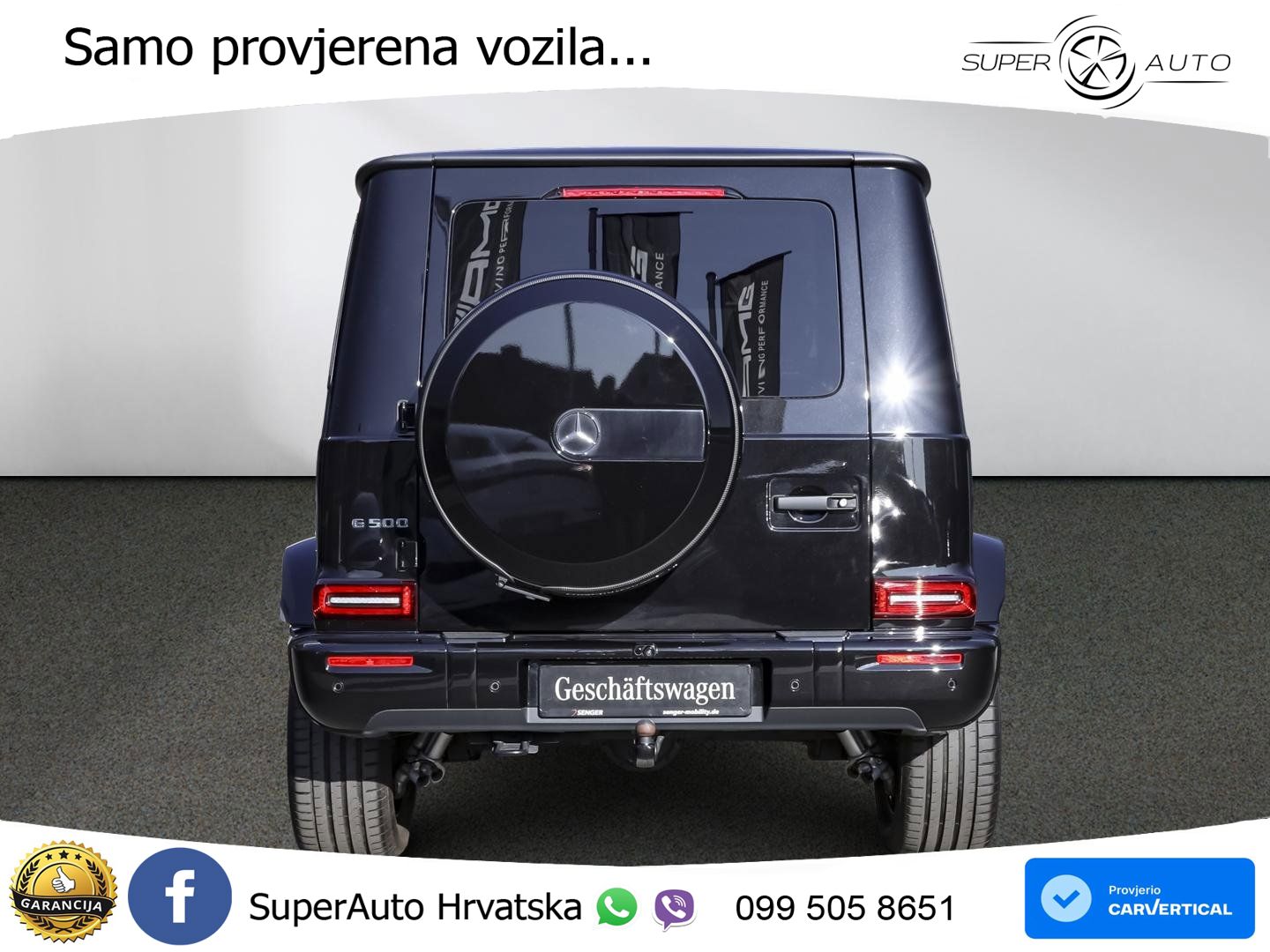 Mercedes G 500 Long (449 KS) 4MATIC 9G-TRONIC AMG LED+GR SJED+ACC