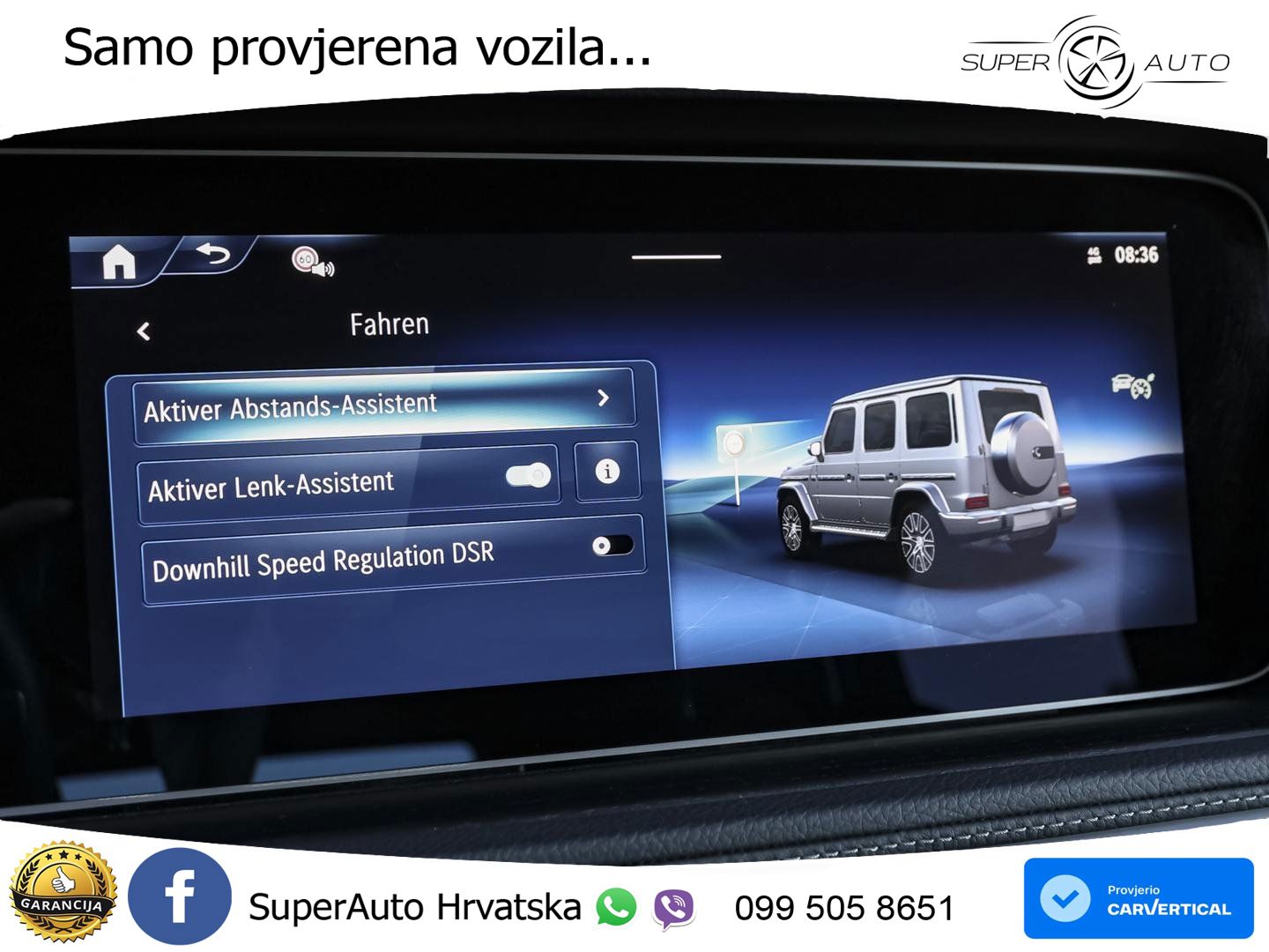 Mercedes G 500 Long (449 KS) 4MATIC 9G-TRONIC AMG LED+GR SJED+ACC
