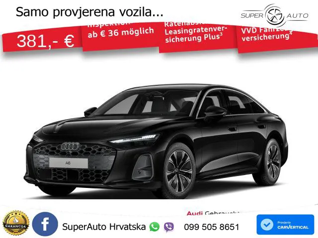 Audi A6 2.0 TDI (204 KS) S tronic LED+GR SJED+ACC