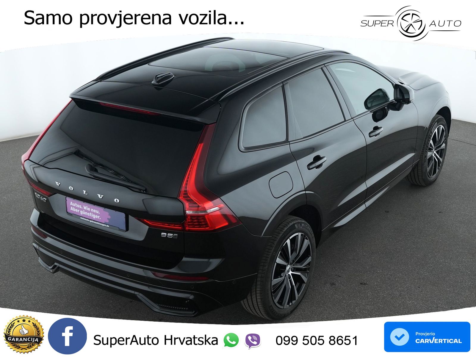 Volvo XC60 B5 Benzin AWD Geartronic ZRAČNI+ACC+GR SJED+KAM+PANO