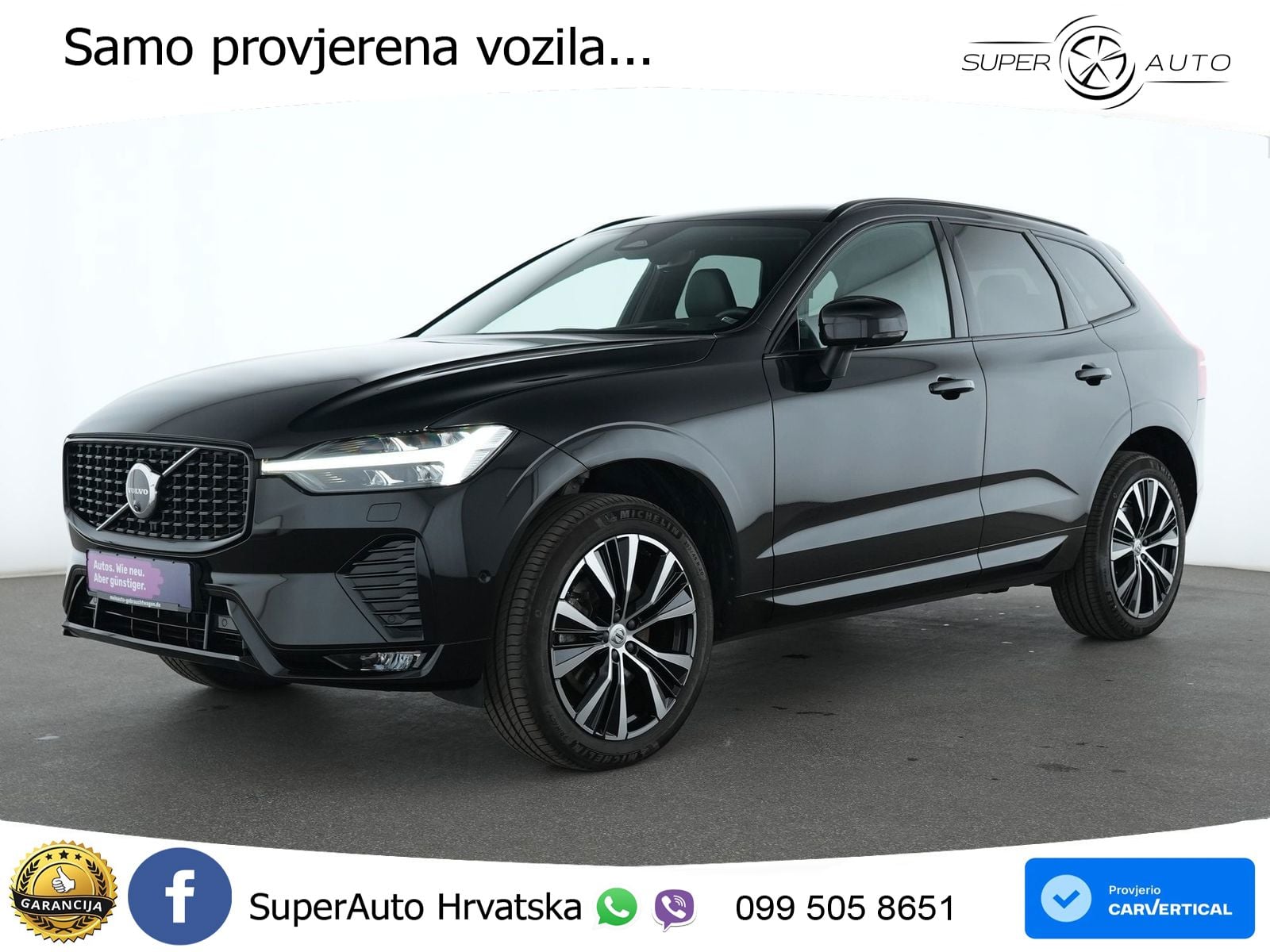 Volvo XC60 B5 Benzin AWD Geartronic ZRAČNI+ACC+GR SJED+KAM+PANO