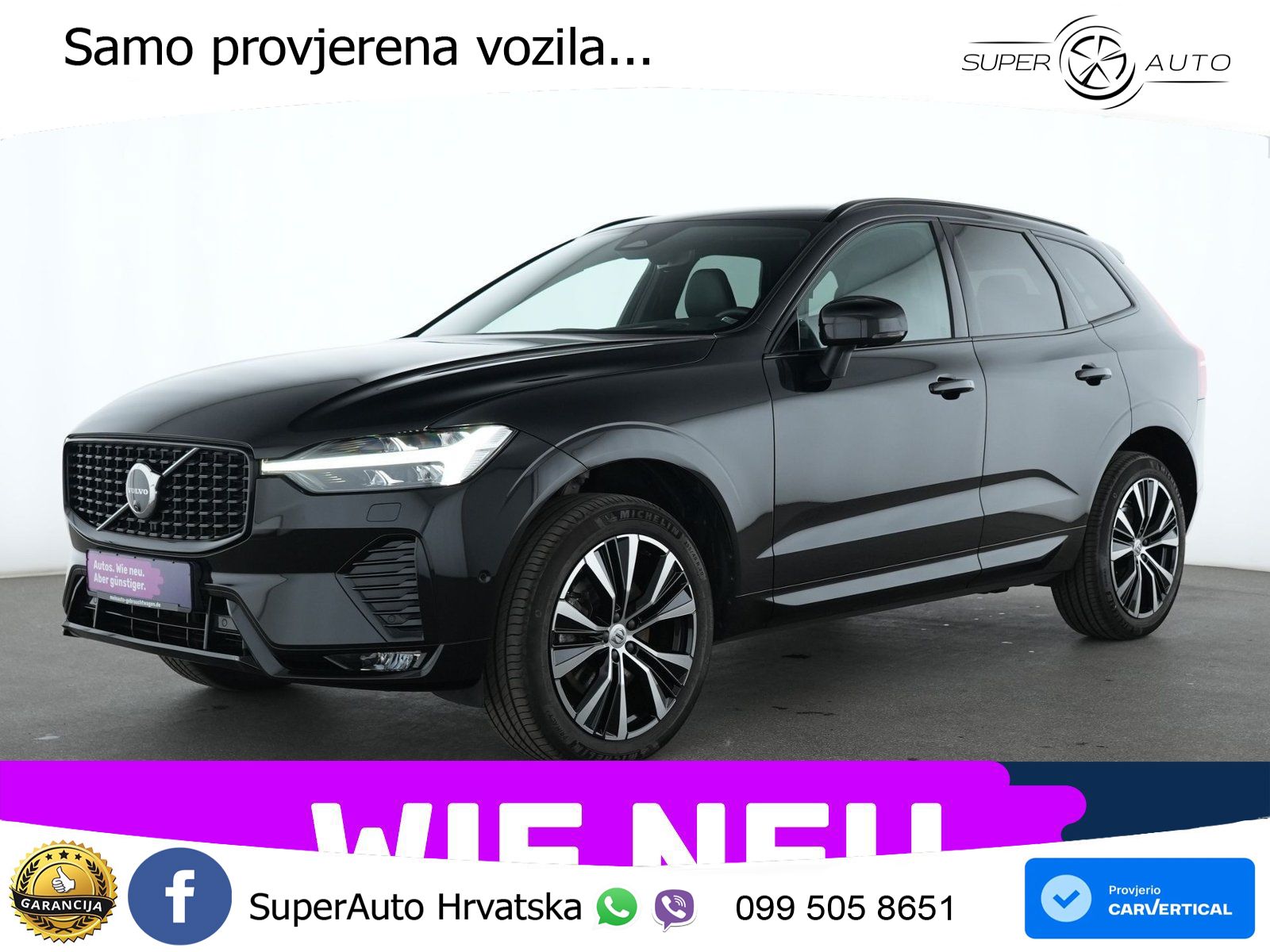 Volvo XC60 B5 Benzin AWD Geartronic ZRAČNI+ACC+GR SJED+KAM+PANO