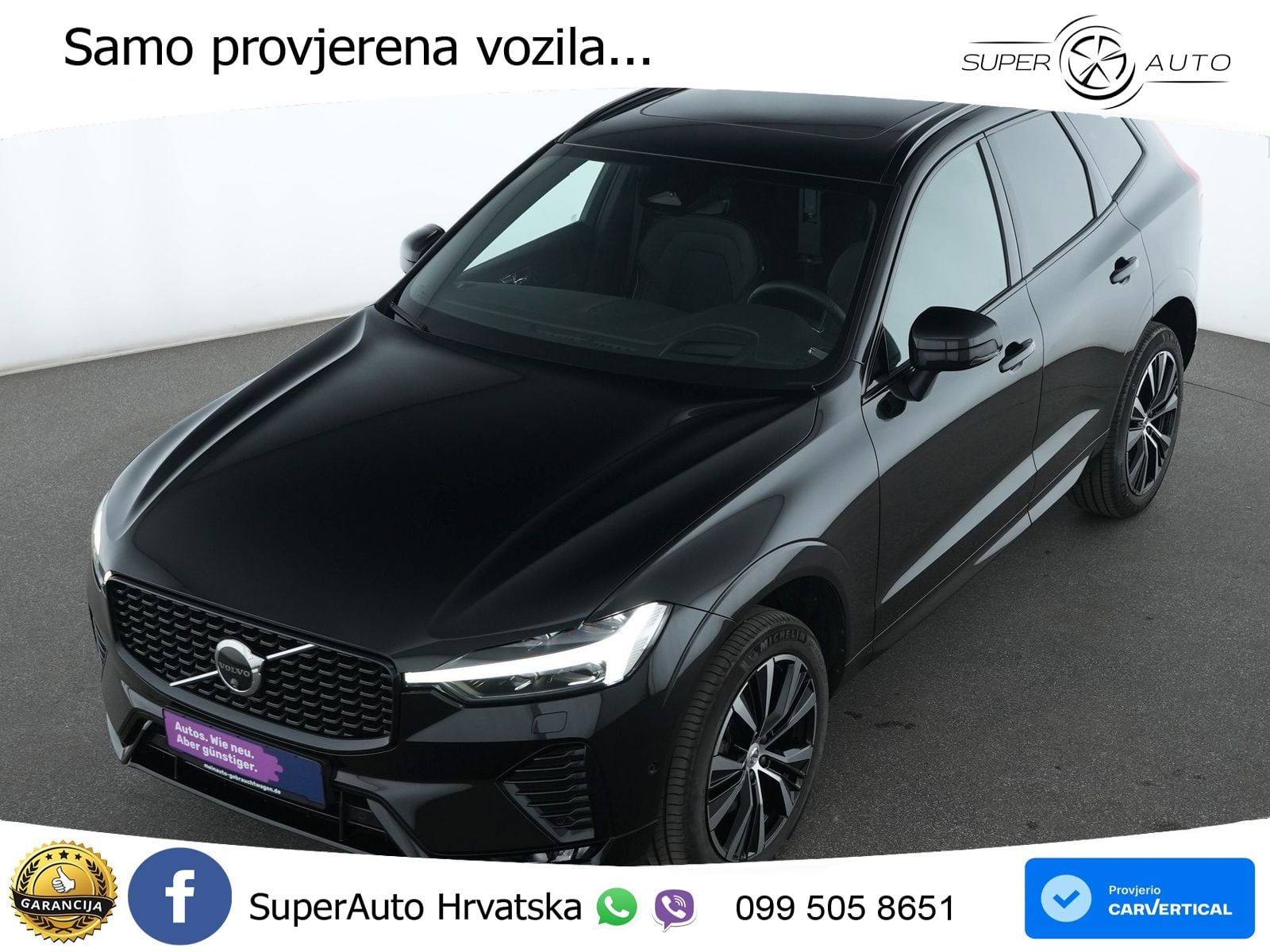 Volvo XC60 B5 Benzin AWD Geartronic ZRAČNI+ACC+GR SJED+KAM+PANO
