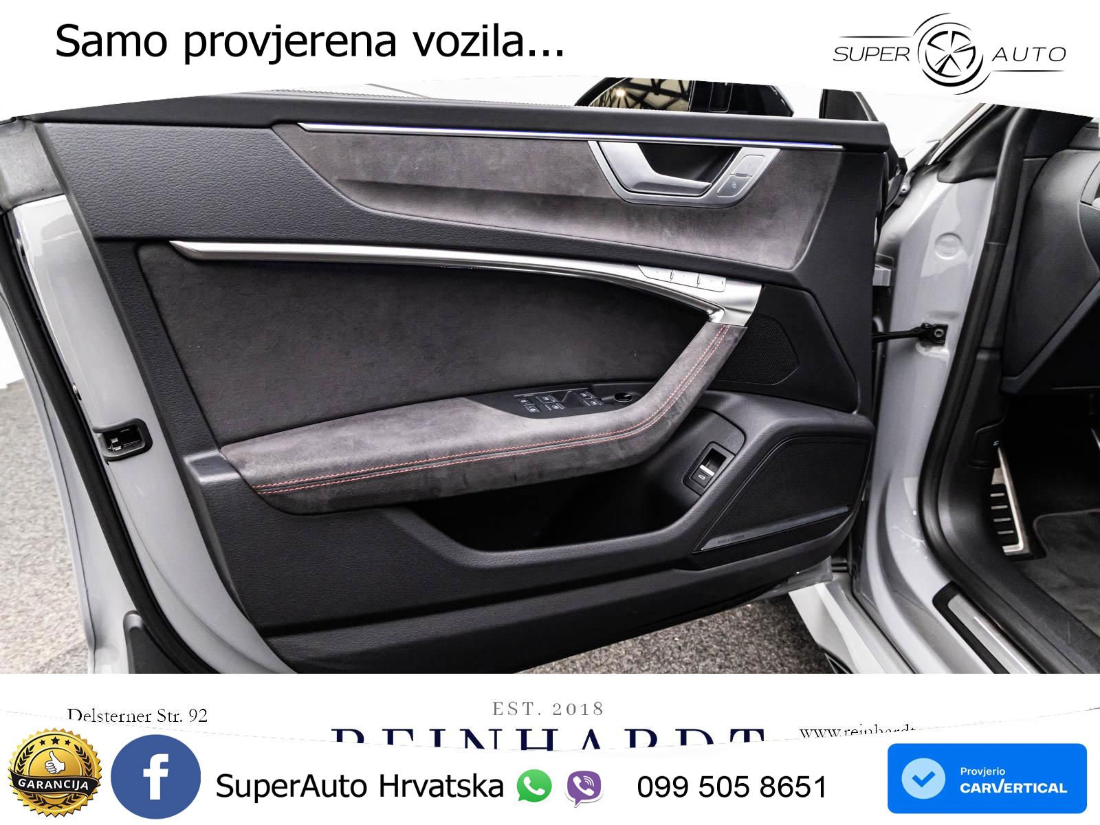 Audi RS7 4.0 TFSI V8 performance (630 KS) quattro tiptronic LED+GR SJED+ACC
