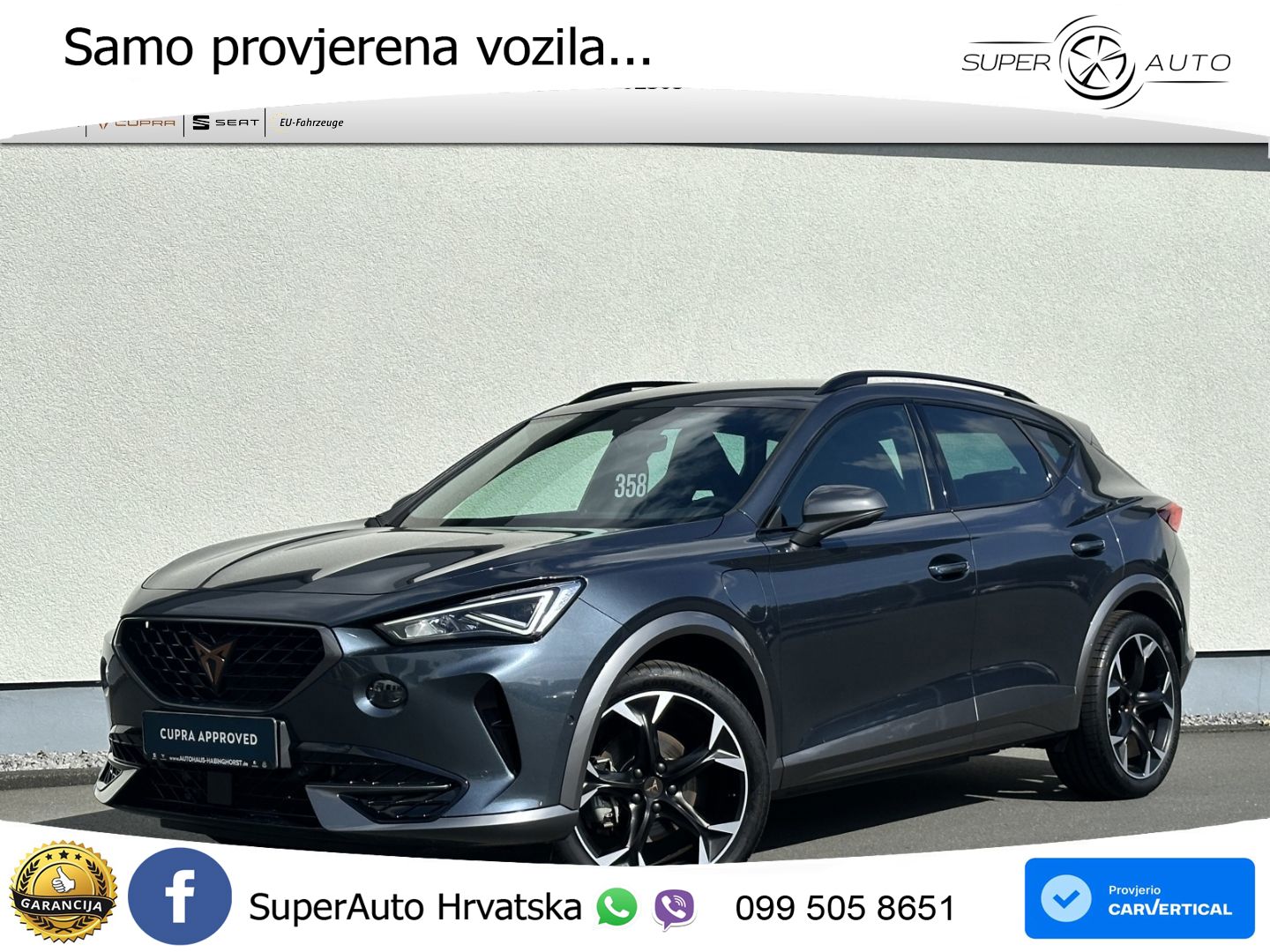 Cupra Formentor 1.4 TSI (204 KS) e-Hybrid DSG LED+GR SJED+ACC