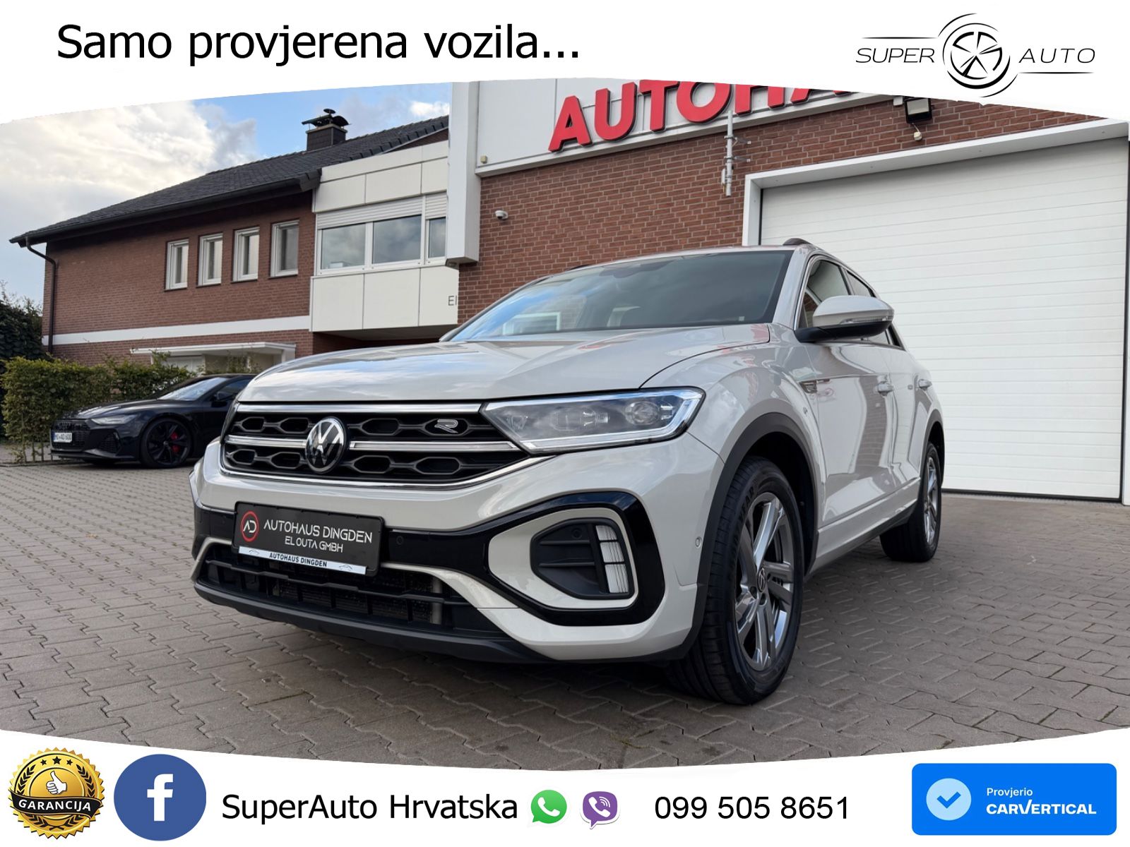 Volkswagen T-Roc 2.0 TDI (150 KS) DSG R-Line LED+GR SJED+ACC