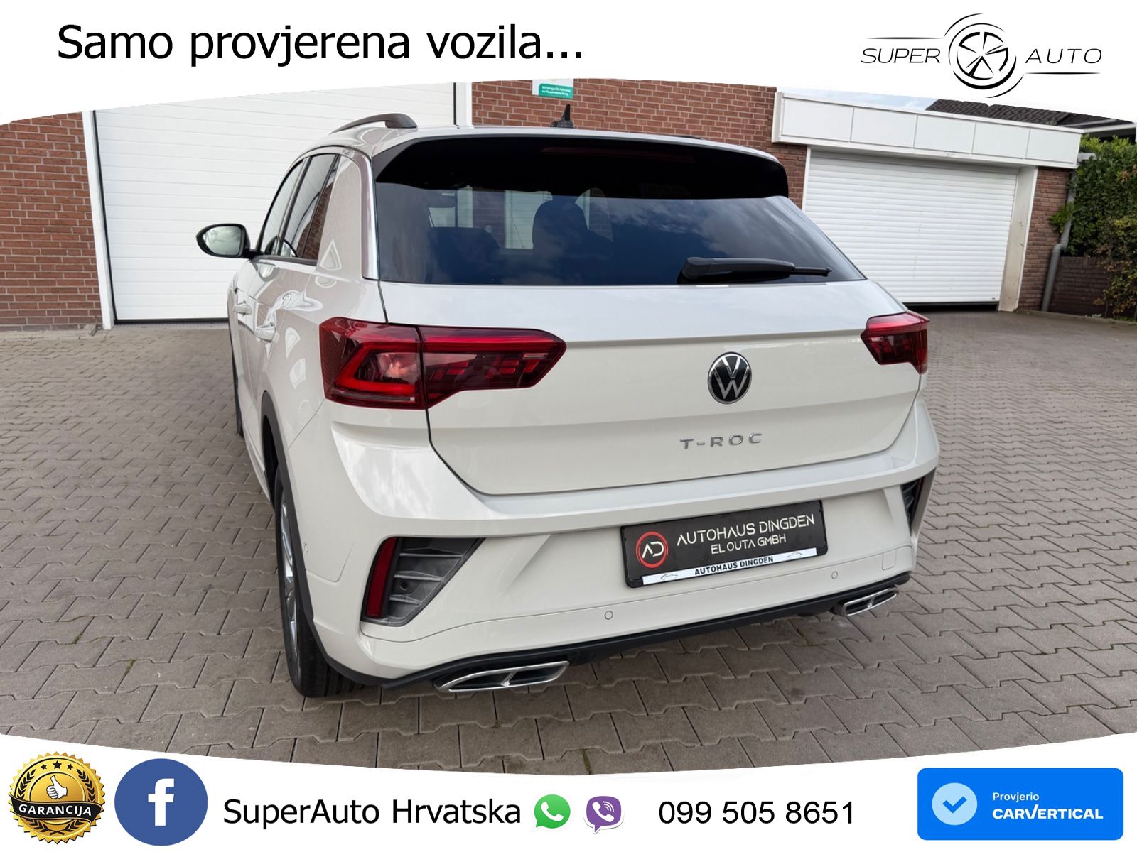 Volkswagen T-Roc 2.0 TDI (150 KS) DSG R-Line LED+GR SJED+ACC