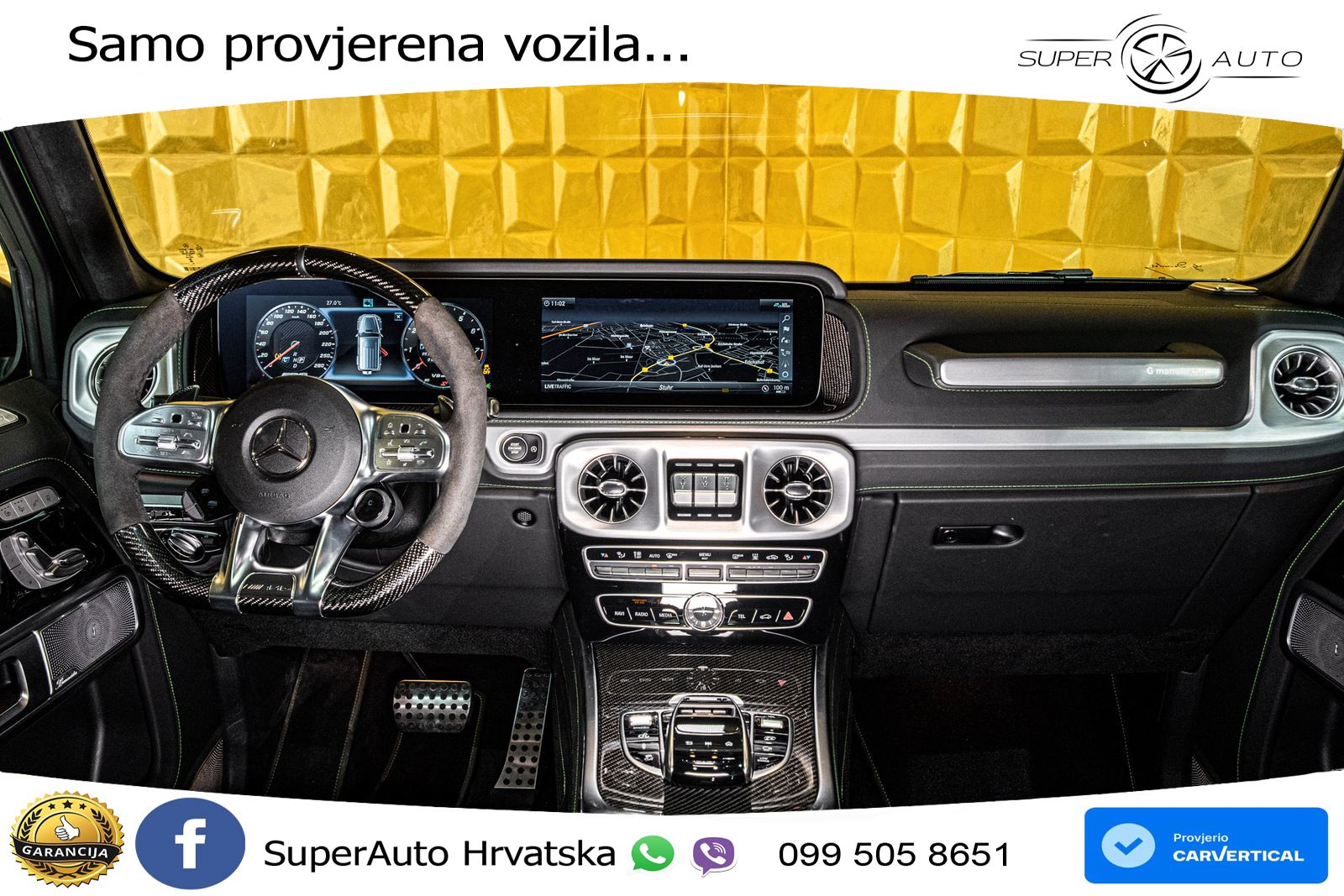 Mercedes AMG G 63 Long V8 (585 KS) 4MATIC 9G-TRONIC AMG SPEEDSHIFT TCT