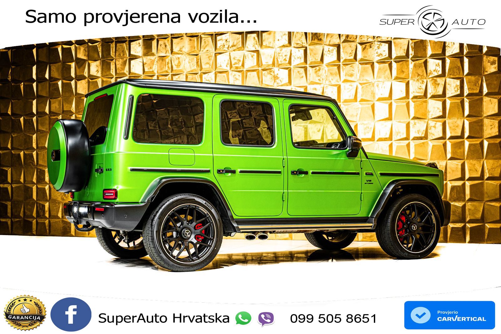 Mercedes AMG G 63 Long V8 (585 KS) 4MATIC 9G-TRONIC AMG SPEEDSHIFT TCT