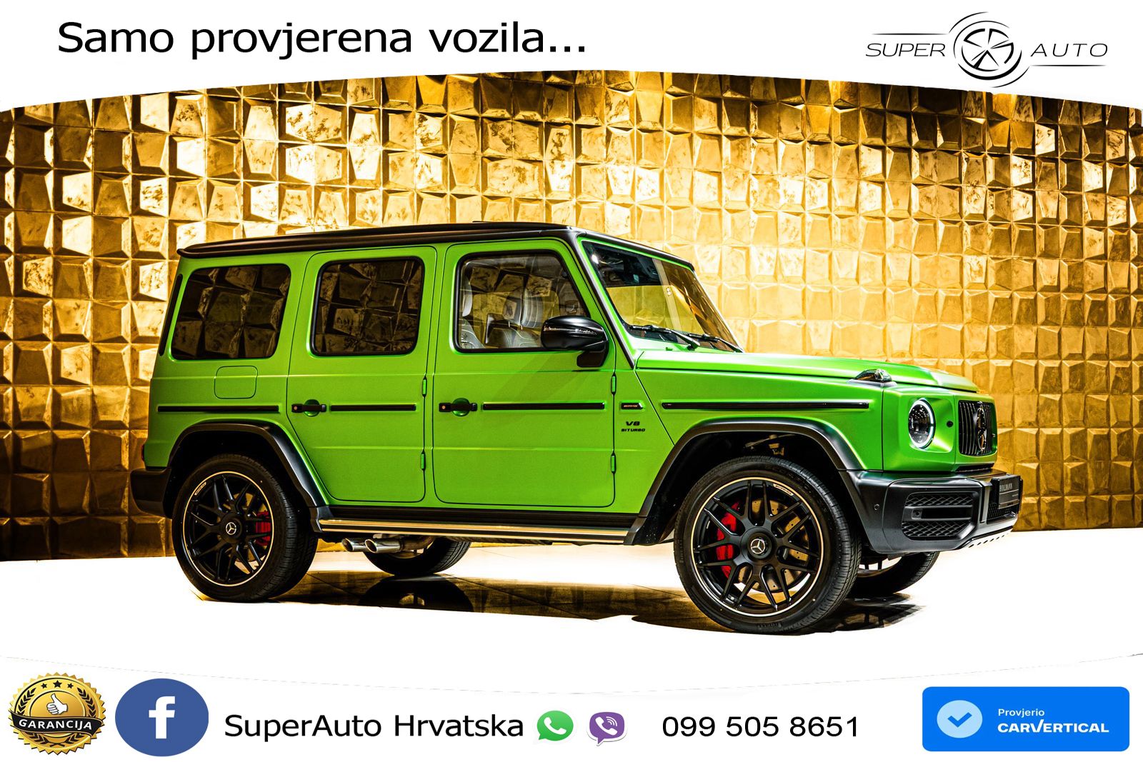 Mercedes AMG G 63 Long V8 (585 KS) 4MATIC 9G-TRONIC AMG SPEEDSHIFT TCT