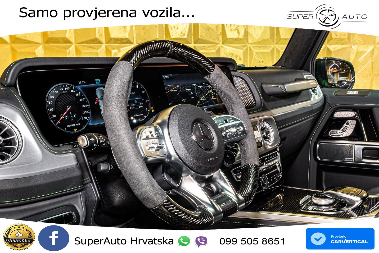 Mercedes AMG G 63 Long V8 (585 KS) 4MATIC 9G-TRONIC AMG SPEEDSHIFT TCT