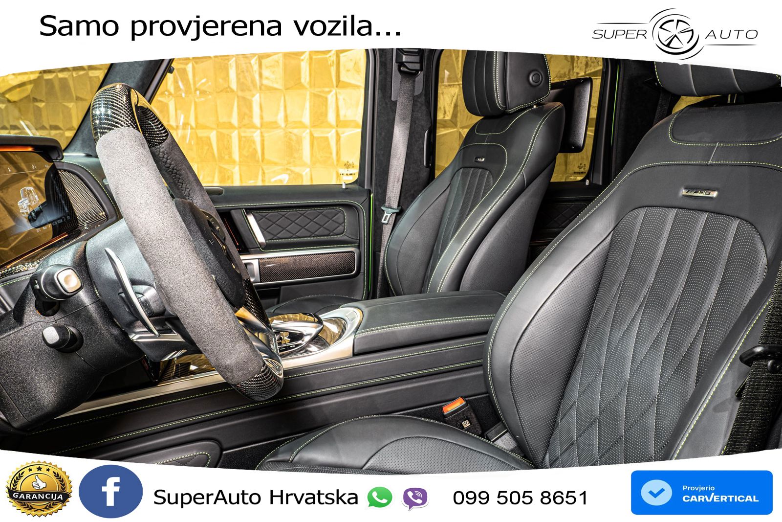 Mercedes AMG G 63 Long V8 (585 KS) 4MATIC 9G-TRONIC AMG SPEEDSHIFT TCT