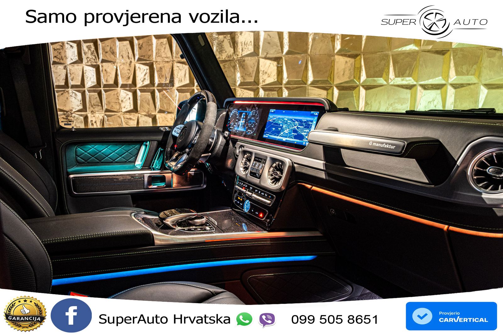 Mercedes AMG G 63 Long V8 (585 KS) 4MATIC 9G-TRONIC AMG SPEEDSHIFT TCT