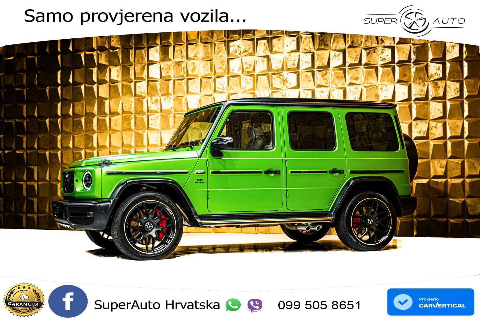 Mercedes AMG G 63 Long V8 (585 KS) 4MATIC 9G-TRONIC AMG SPEEDSHIFT TCT