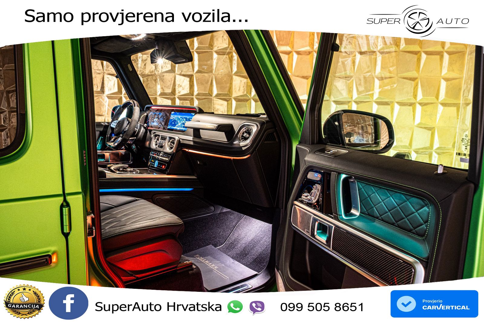 Mercedes AMG G 63 Long V8 (585 KS) 4MATIC 9G-TRONIC AMG SPEEDSHIFT TCT