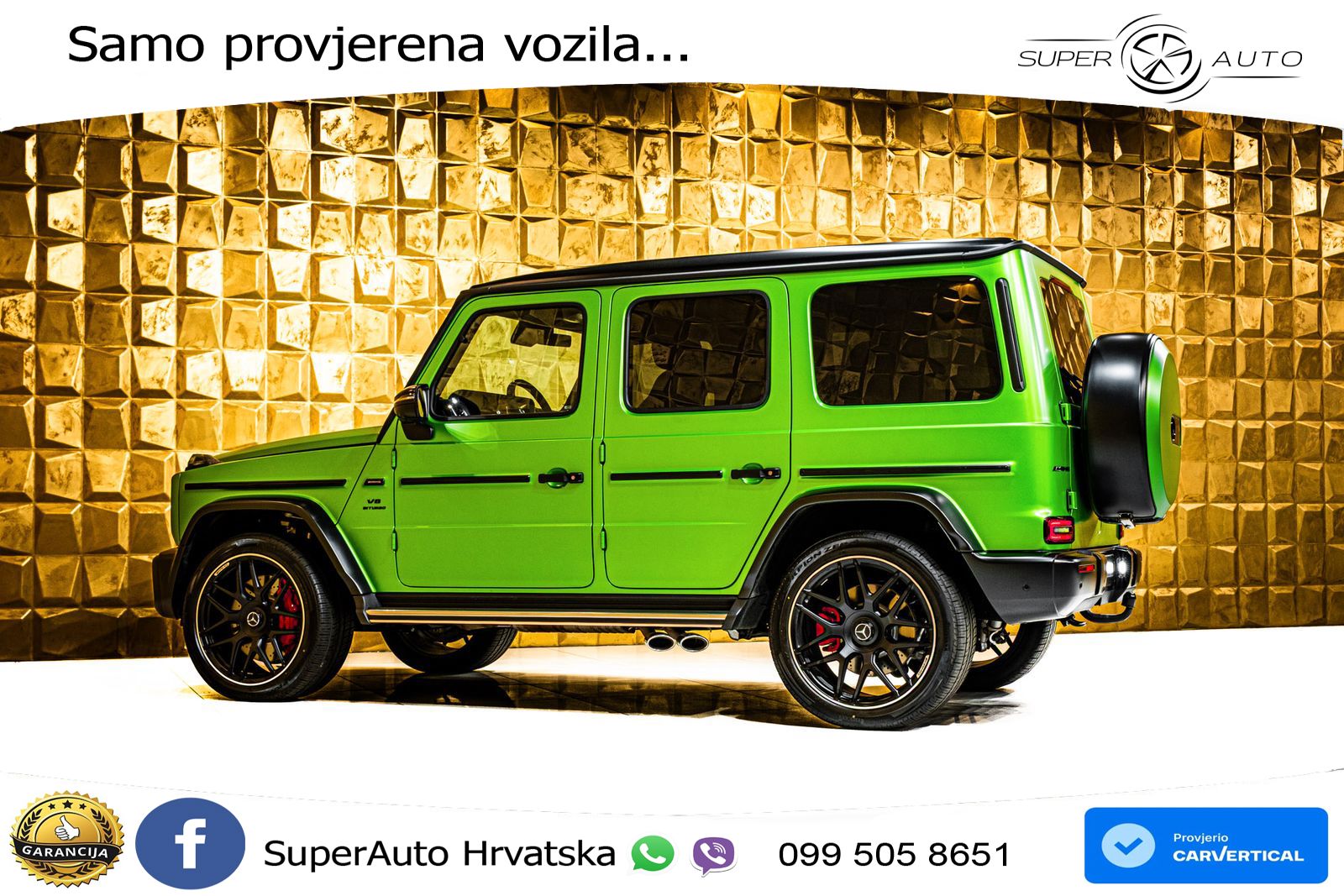 Mercedes AMG G 63 Long V8 (585 KS) 4MATIC 9G-TRONIC AMG SPEEDSHIFT TCT