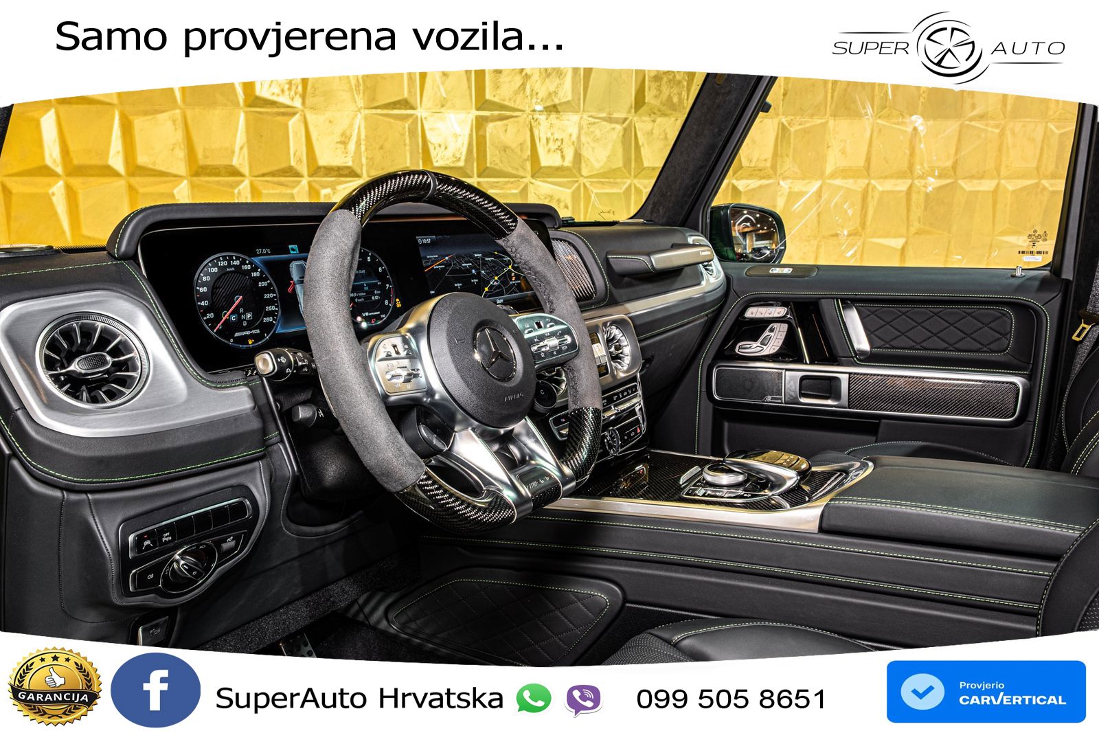 Mercedes AMG G 63 Long V8 (585 KS) 4MATIC 9G-TRONIC AMG SPEEDSHIFT TCT